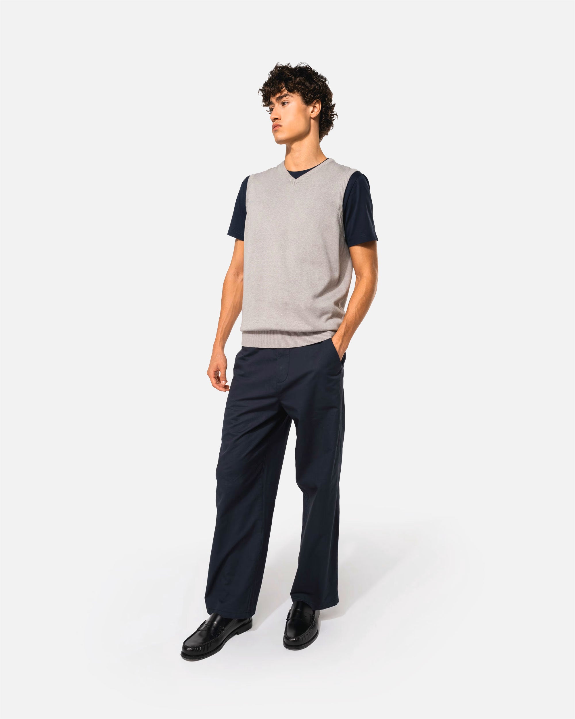 Herren Pullunder mit V-Ausschnitt