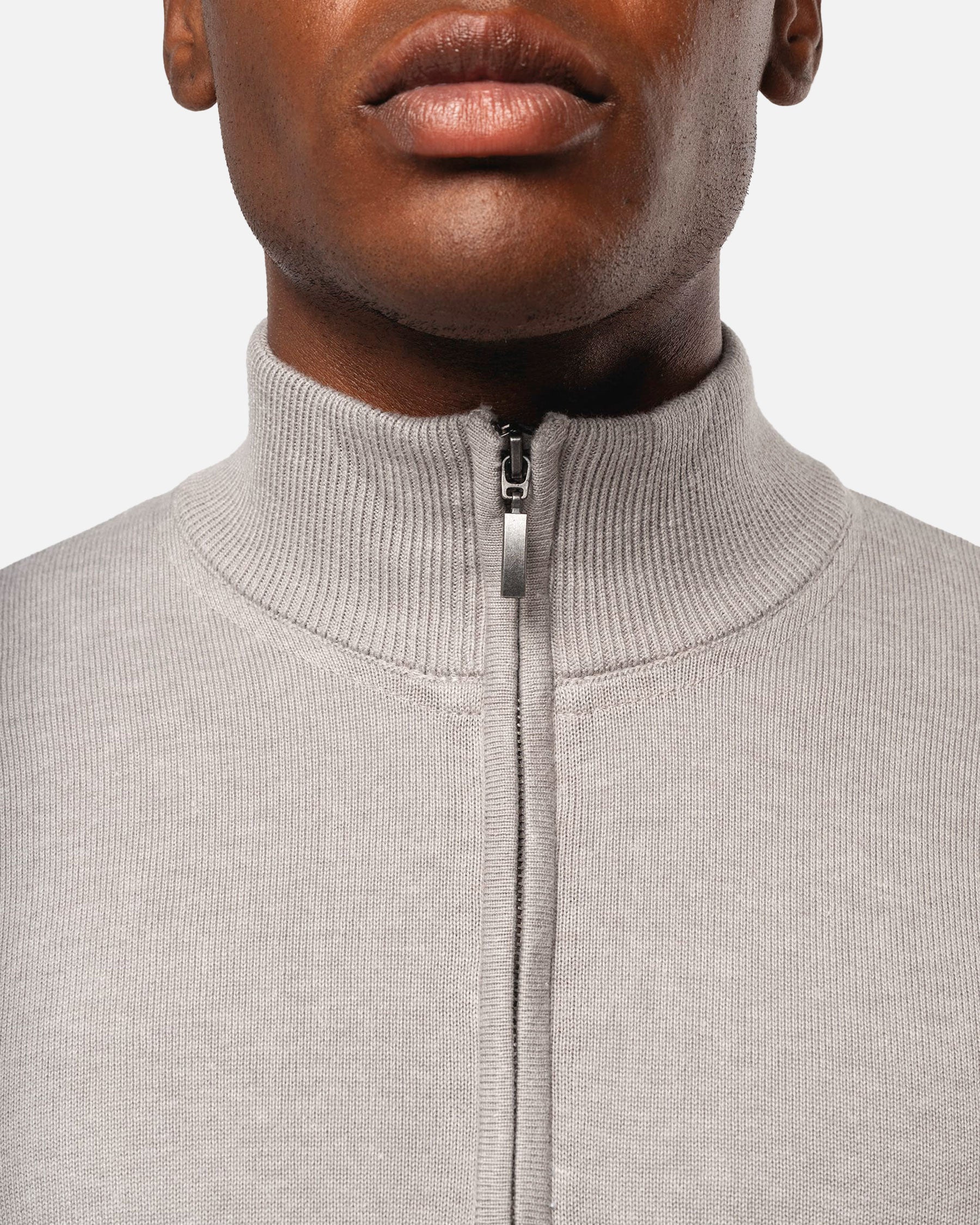 Herren Pullover mit 1/4-Reißverschluss von VIVID