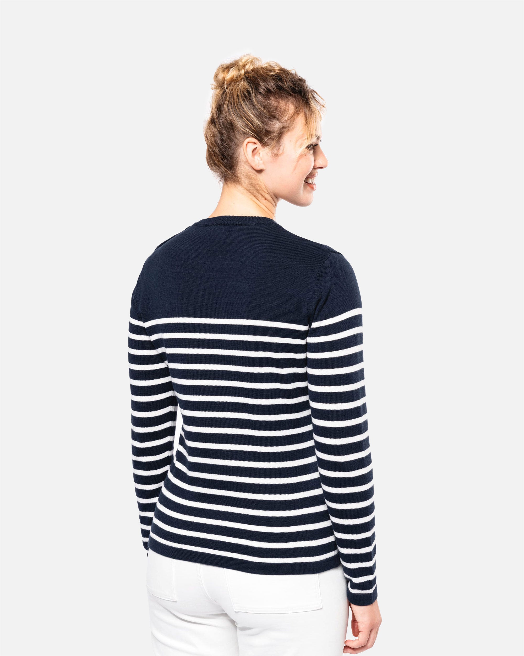 Damen Pullover im Marine-Look von VIVID