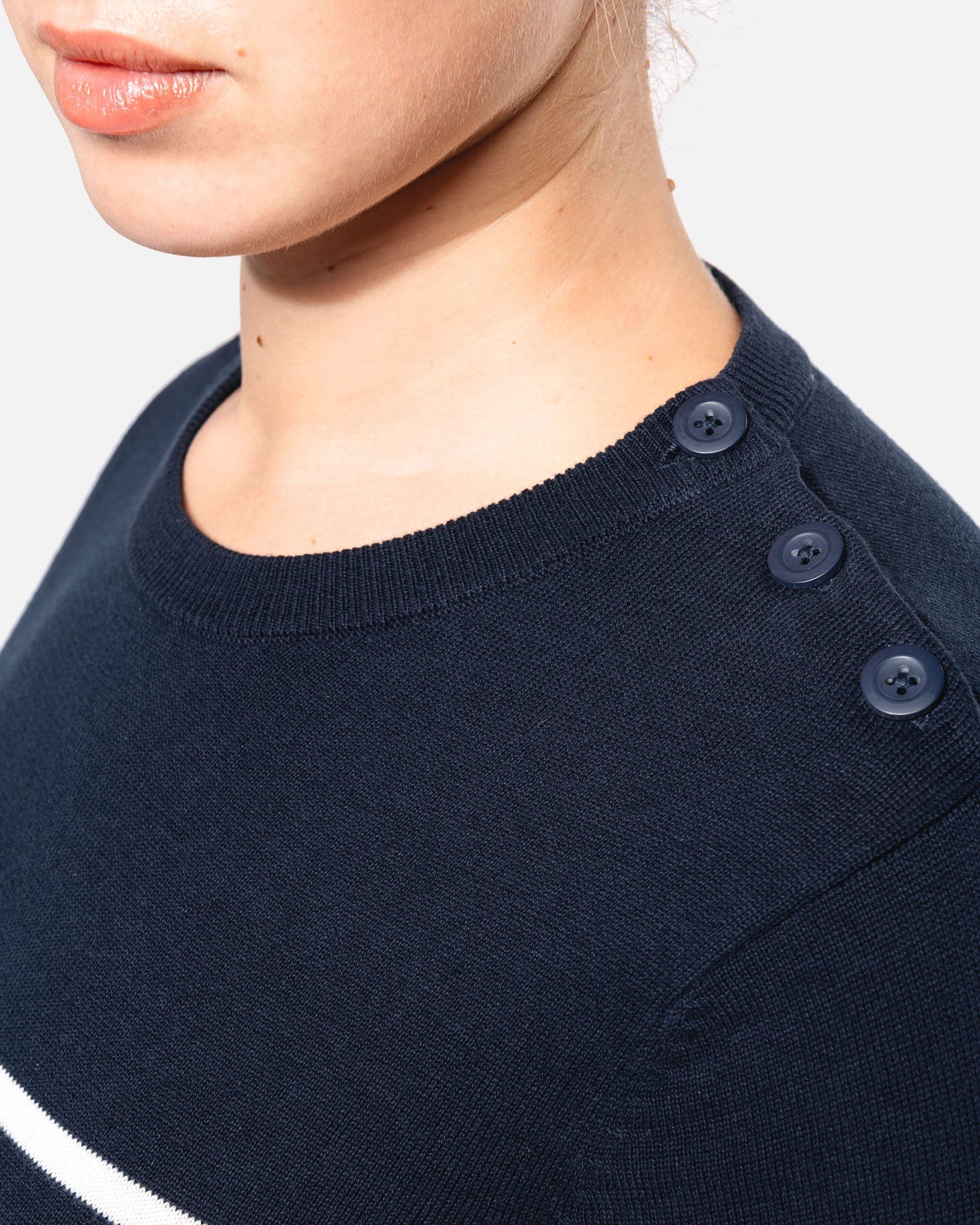 Damen Pullover im Marine-Look von VIVID
