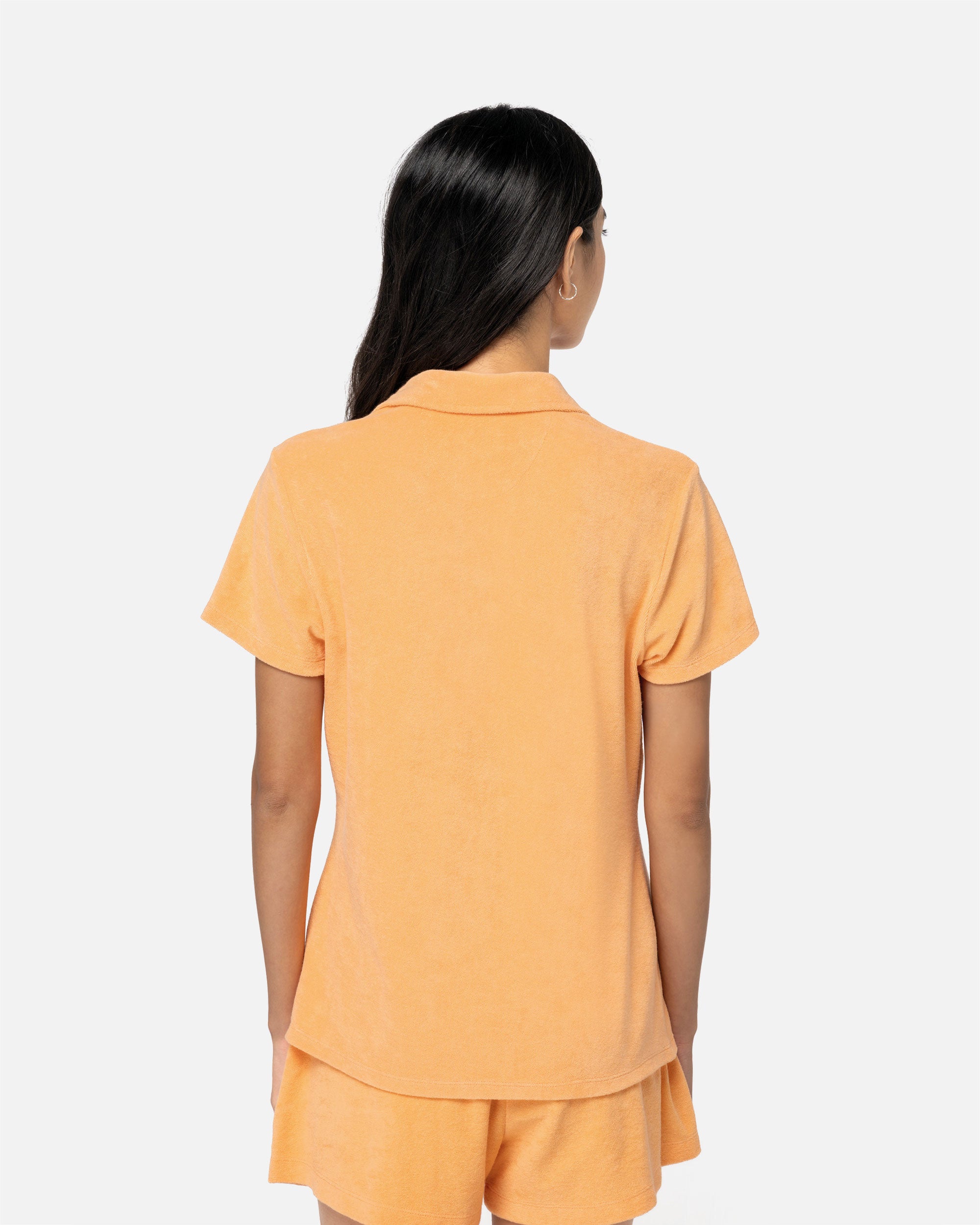 Damen Frottee Polo T-Shirt von VIVID