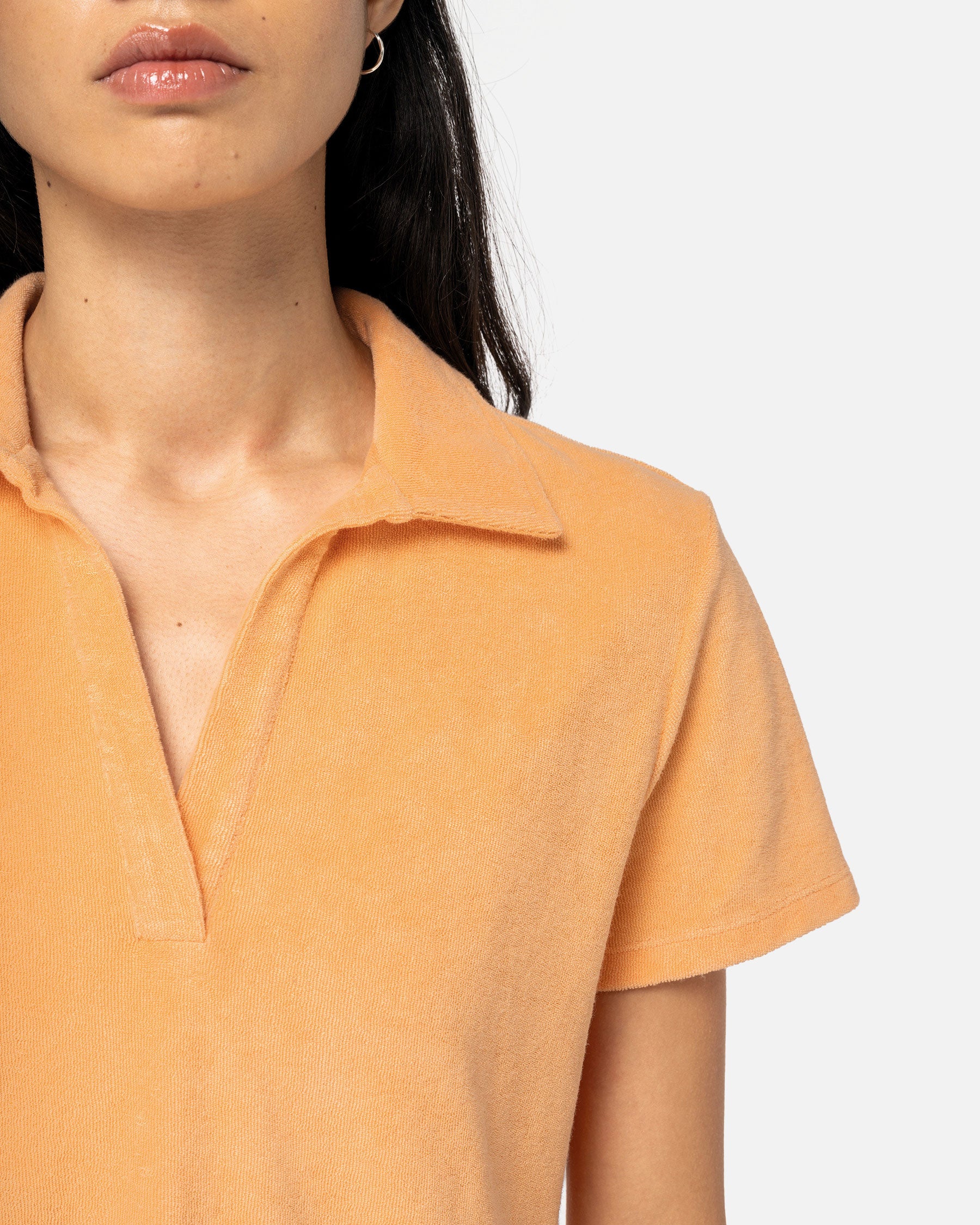 Damen Frottee Polo T-Shirt von VIVID