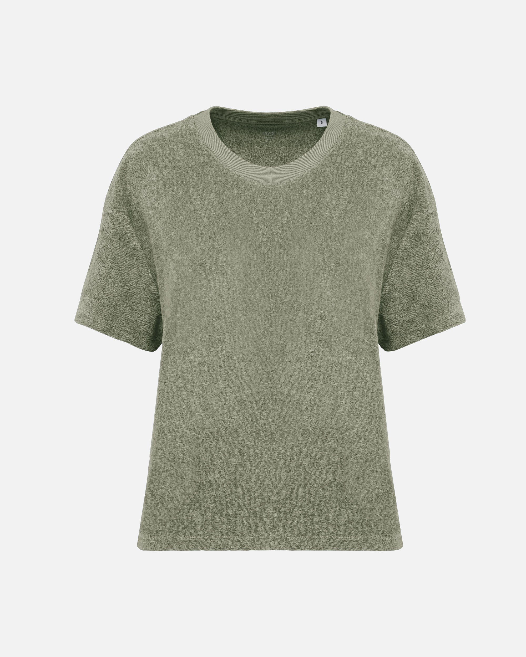 Übergroßes Damen Frottee T-Shirt