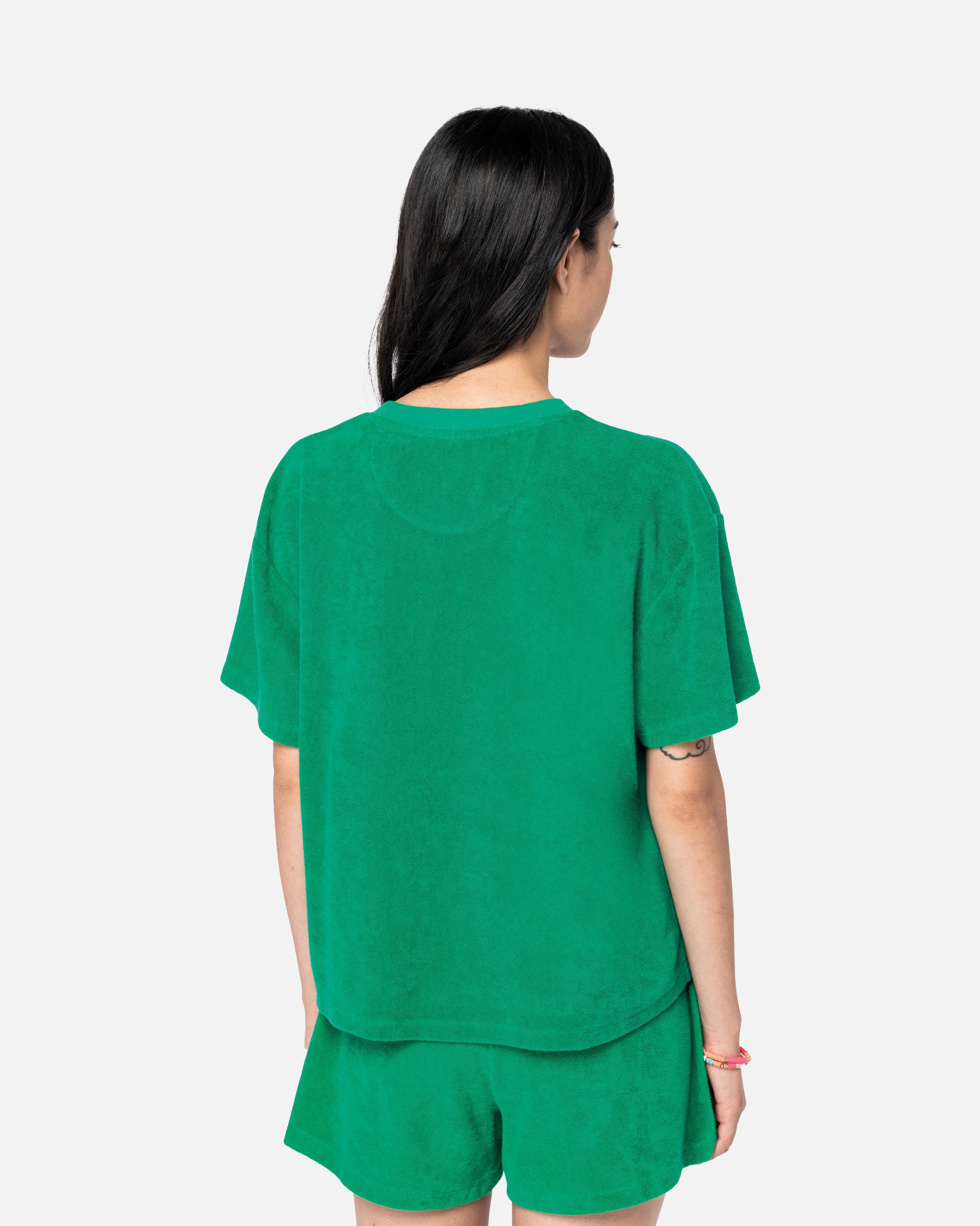 Übergroßes Damen Frottee T-Shirt
