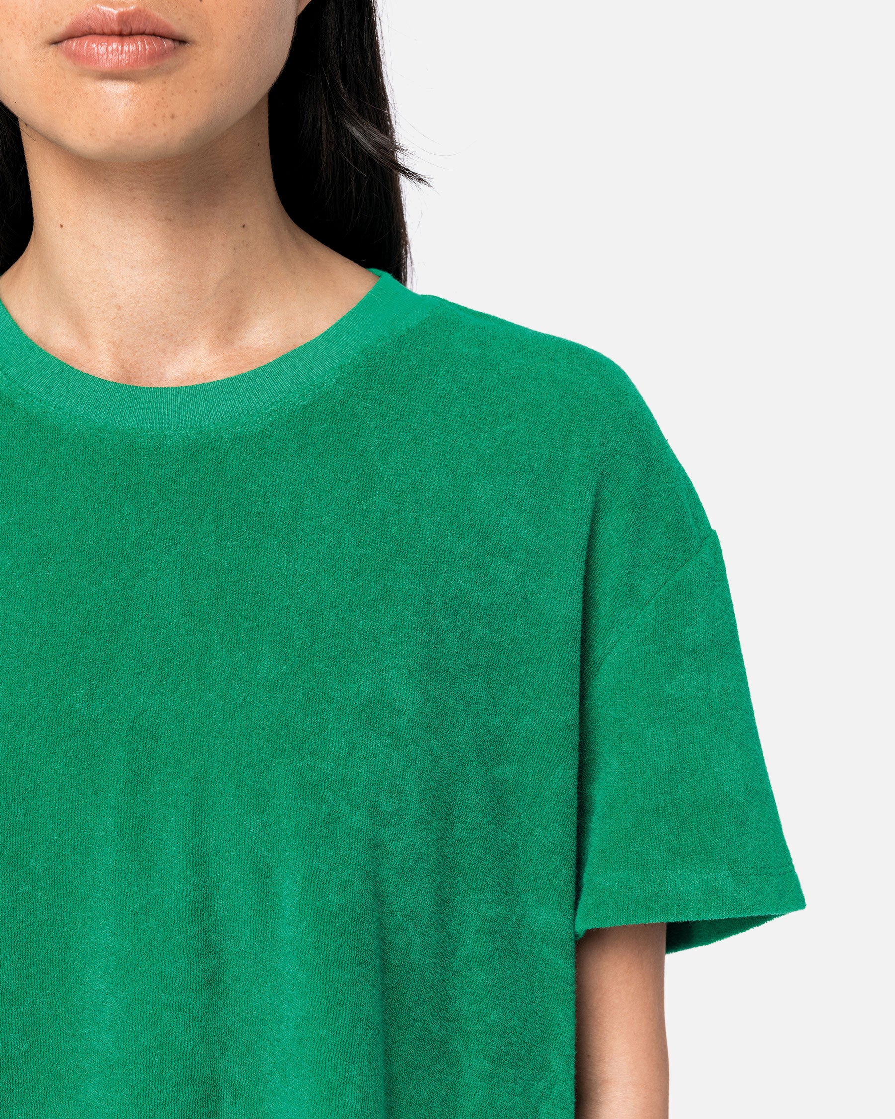 Übergroßes Damen Frottee T-Shirt