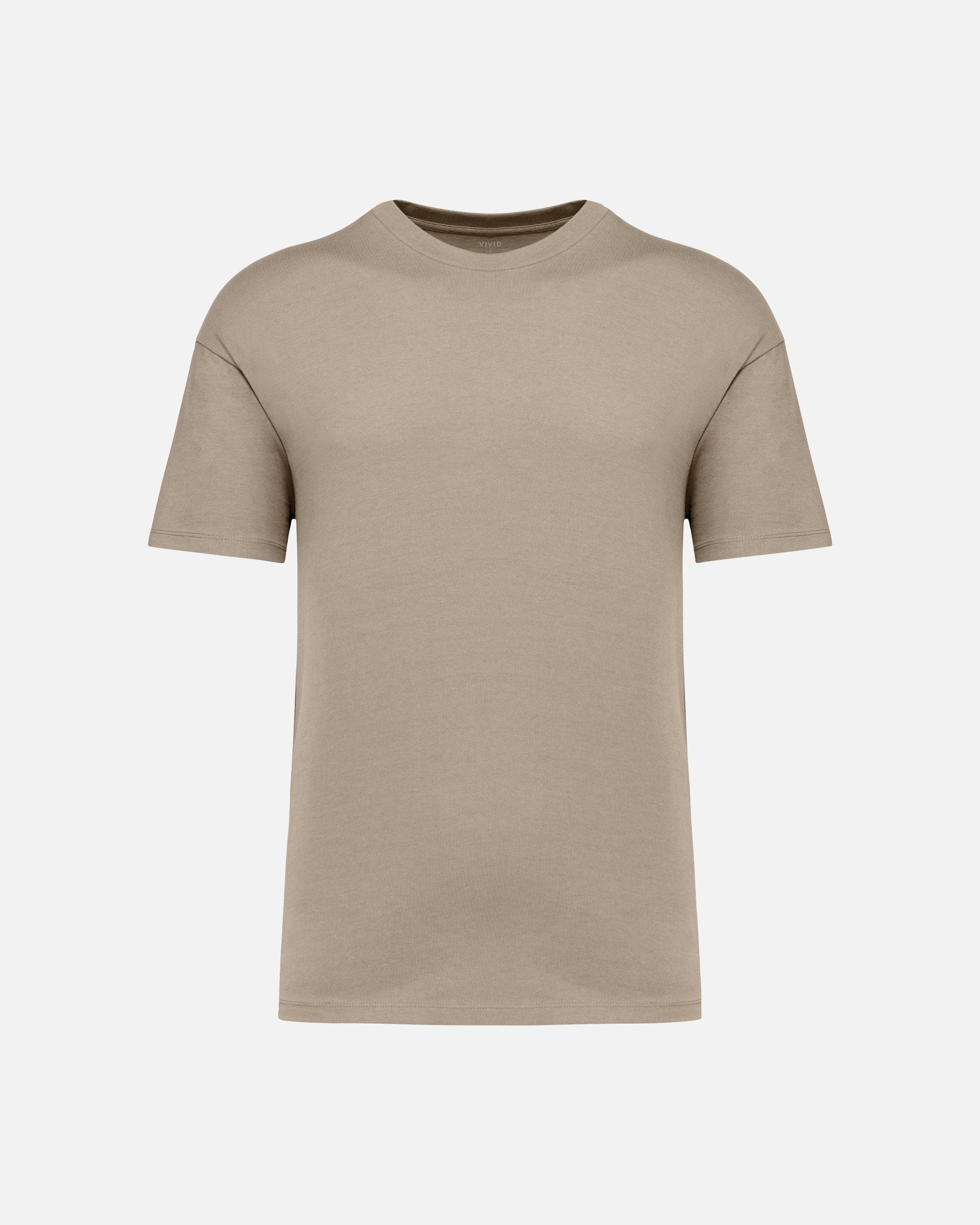 Unisex T-Shirt mit hängenden Schultern Desert Sand von VIVID