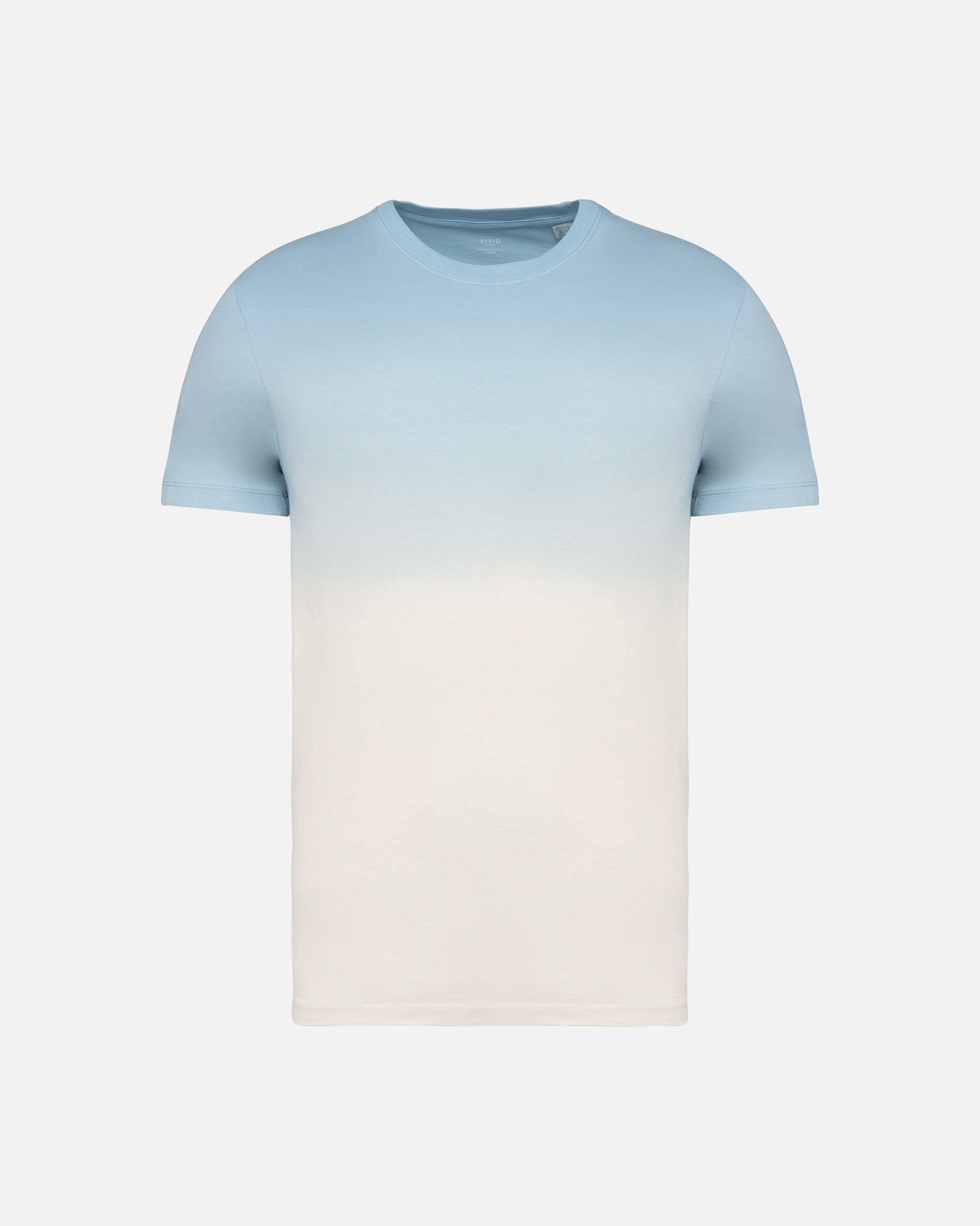Unisex Dip Dye T-Shirt Dip Dye Aquamarine von VIVID