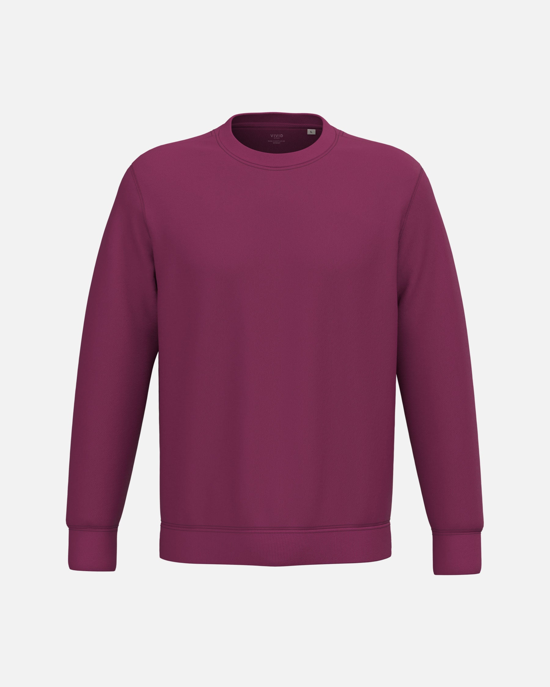 Schweres Unisex Sweatshirt Cherry Purple von VIVID