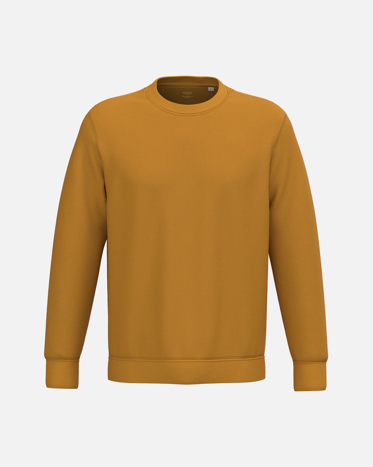 Schweres Unisex Sweatshirt curcuma von VIVID
