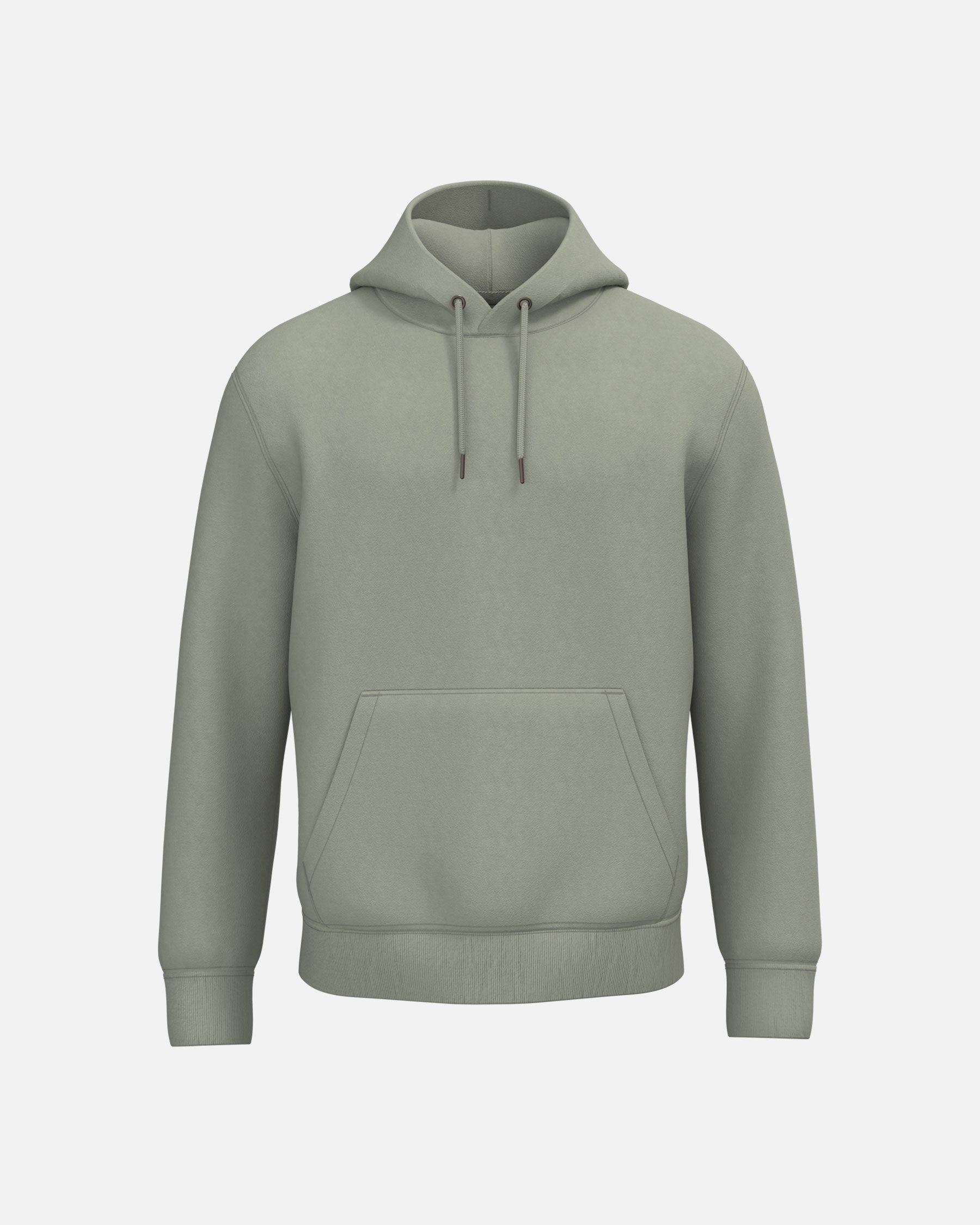 Schweres Unisex Kapuzensweatshirt Almond Green von VIVID