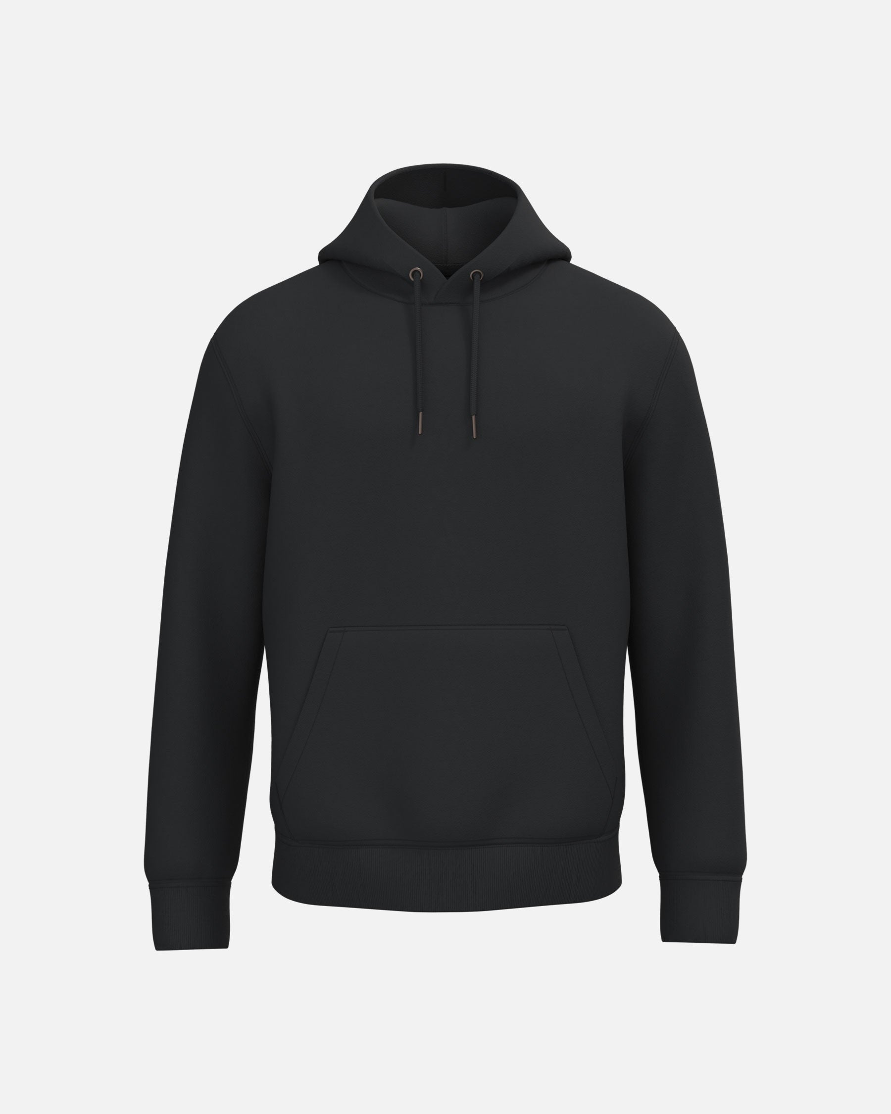 Schweres Unisex Kapuzensweatshirt Black von VIVID