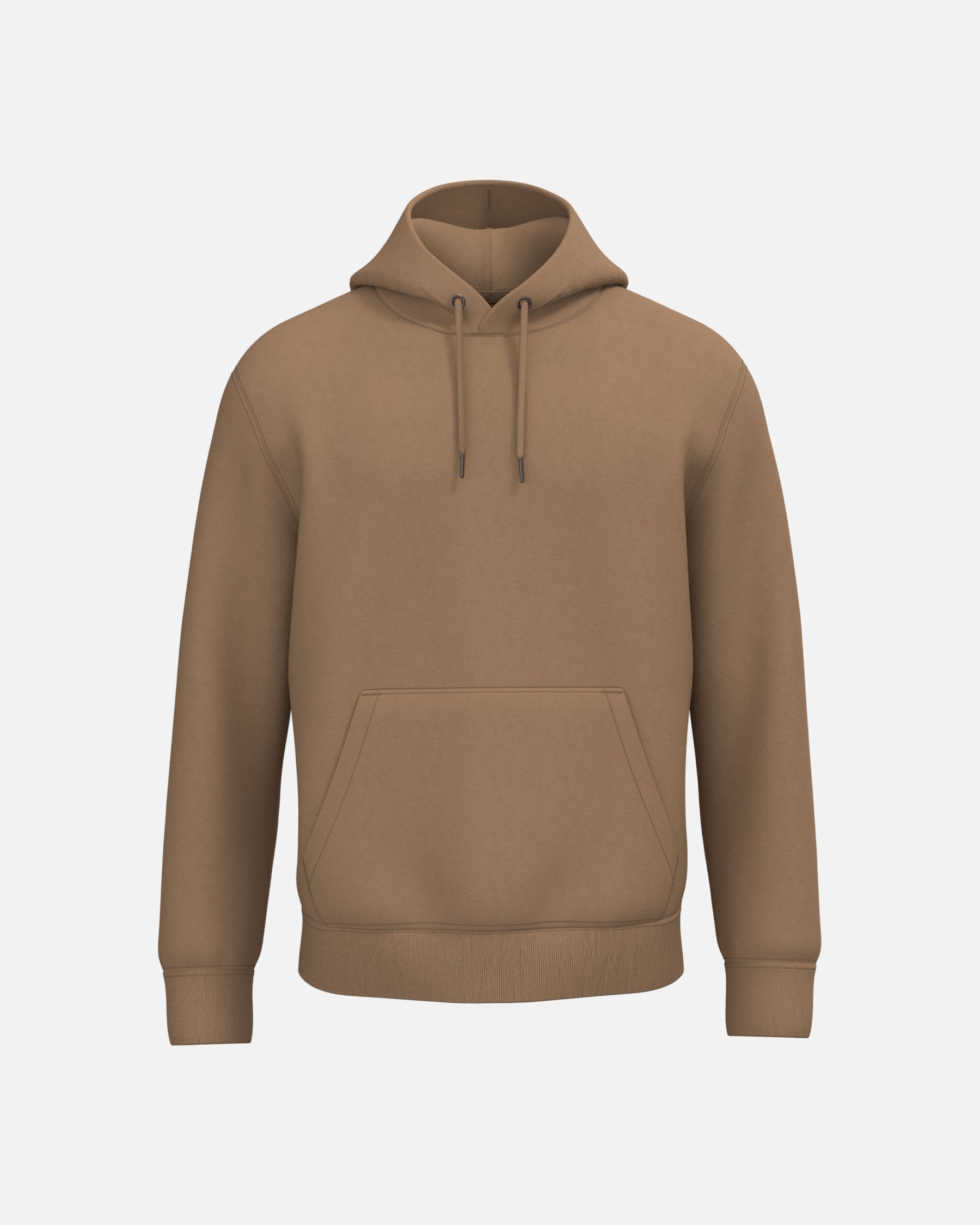 Schweres Unisex Kapuzensweatshirt Camel von VIVID