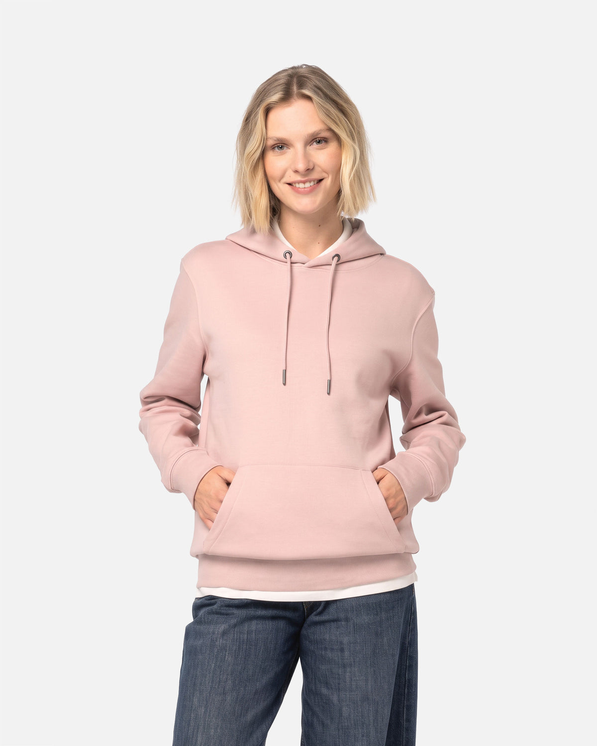 Schweres Unisex Kapuzensweatshirt Petal Rose von VIVID
