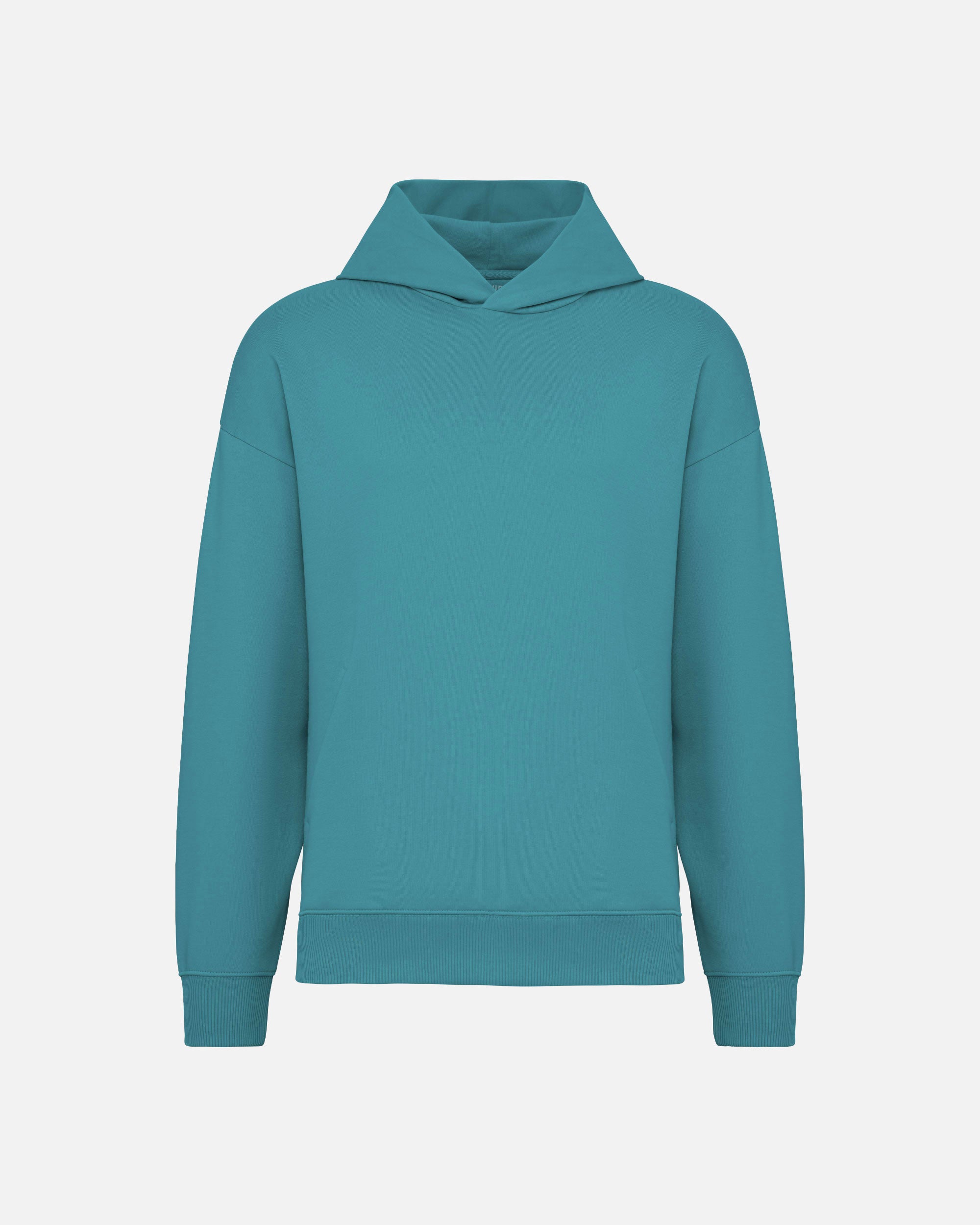Übergroßes Unisex Kapuzensweatshirt Adriatic Blue von VIVID