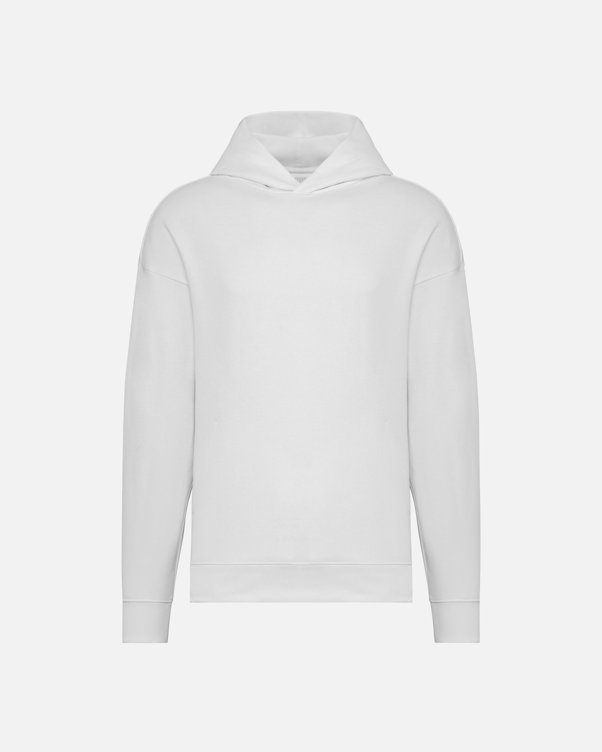 Übergroßes Unisex Kapuzensweatshirt White von VIVID