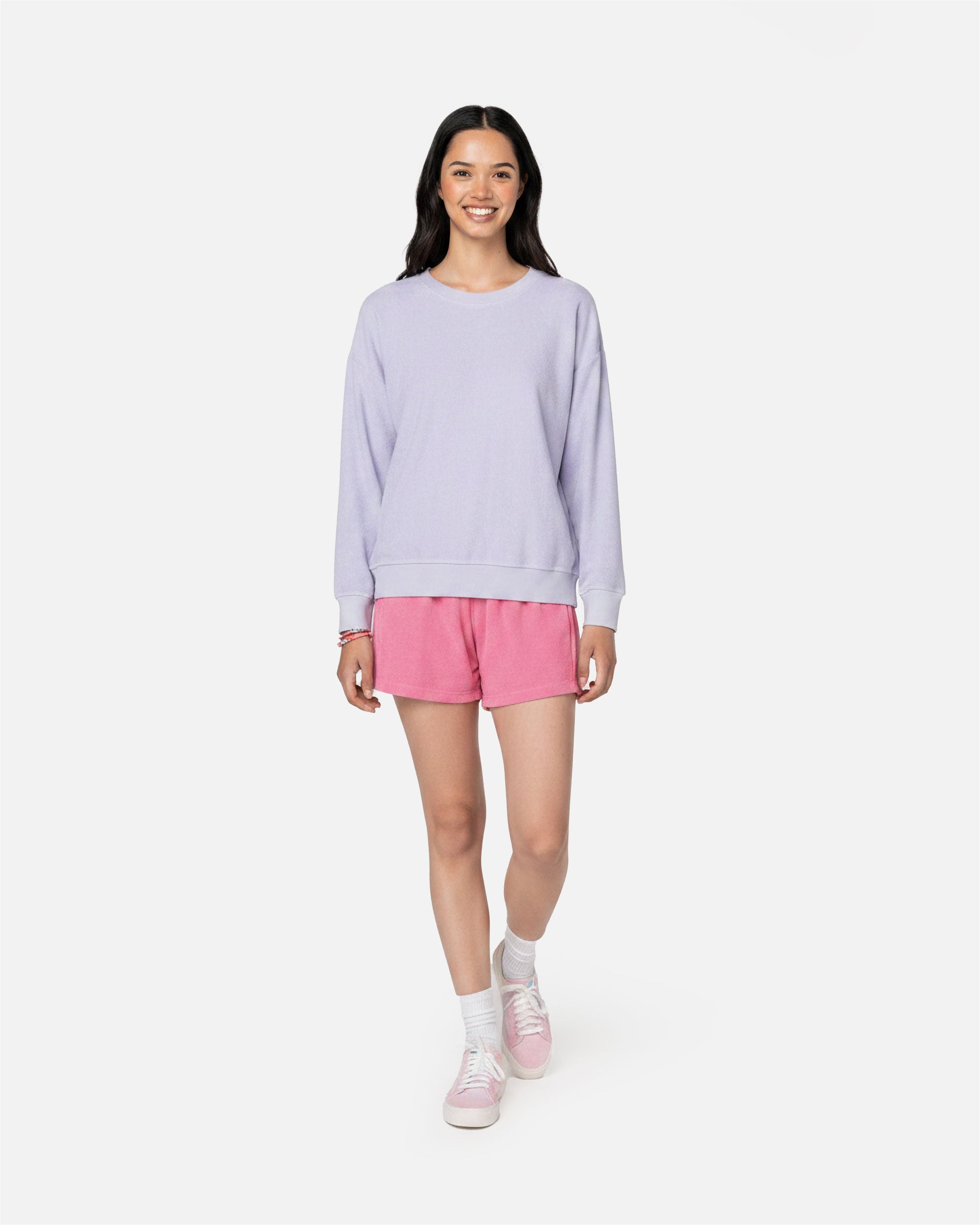 Damen Frottee Sweatshirt