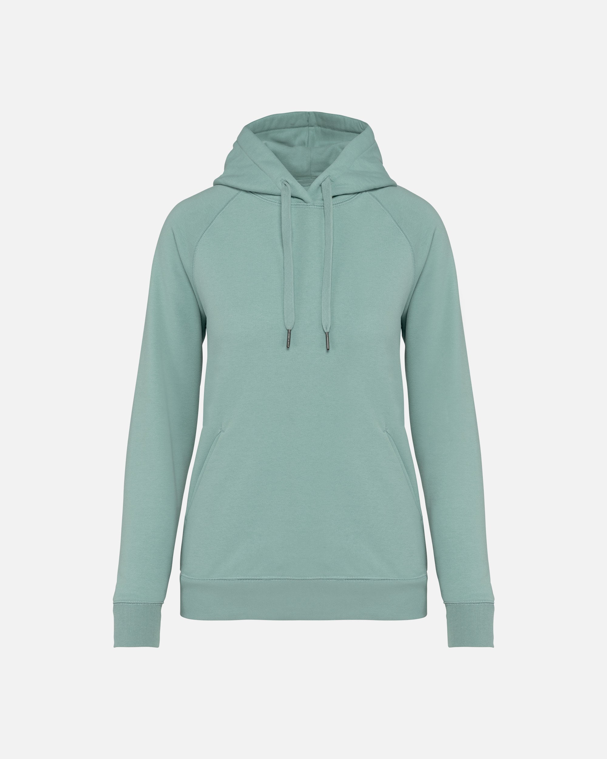 Damen Raglan Kapuzensweatshirt Jade Green von VIVID