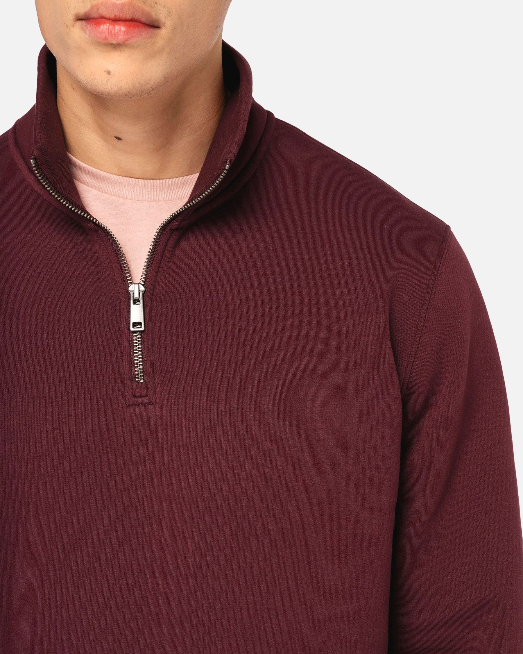 Schweres Herren 1/4 Zip Sweatshirt von VIVID