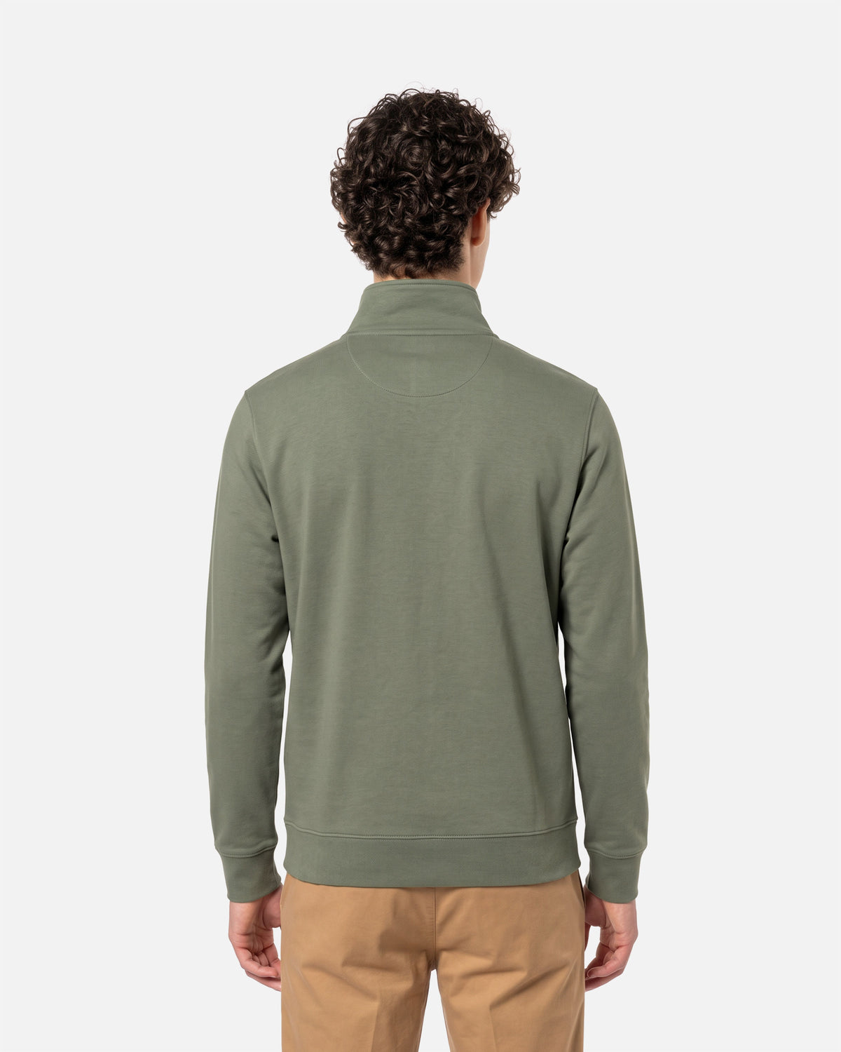 Schweres Herren 1/4 Zip Sweatshirt von VIVID