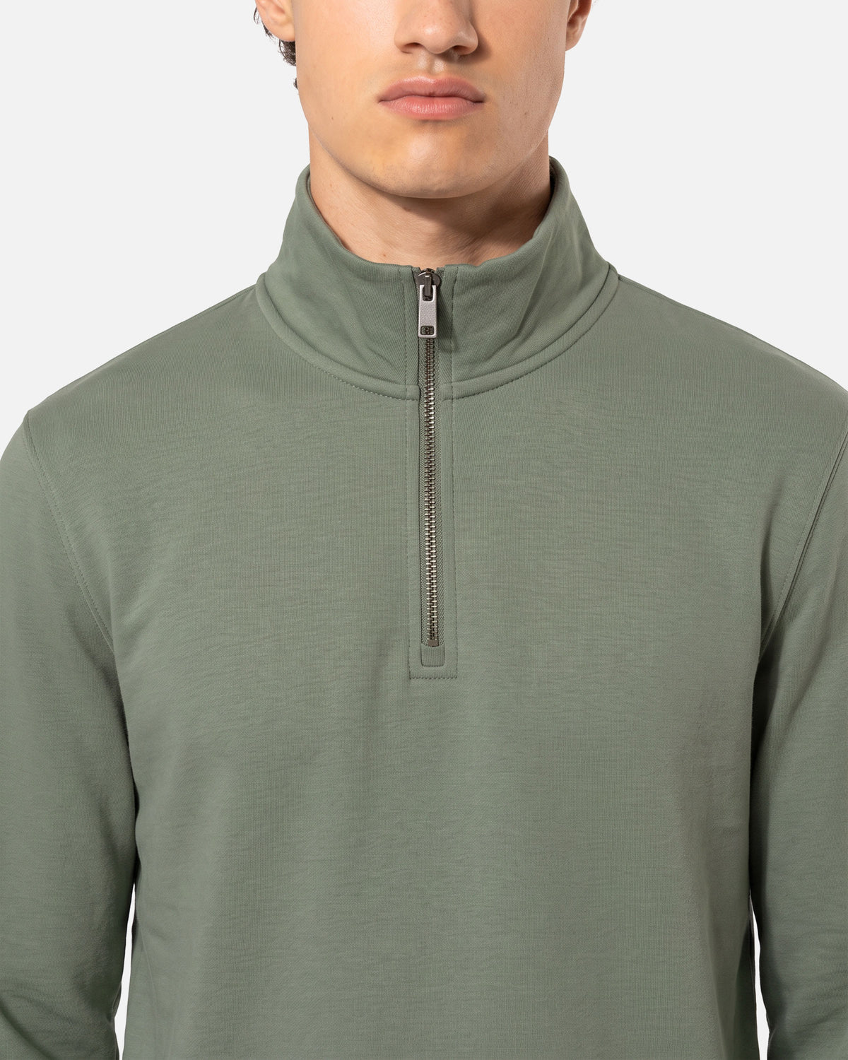 Schweres Herren 1/4 Zip Sweatshirt von VIVID