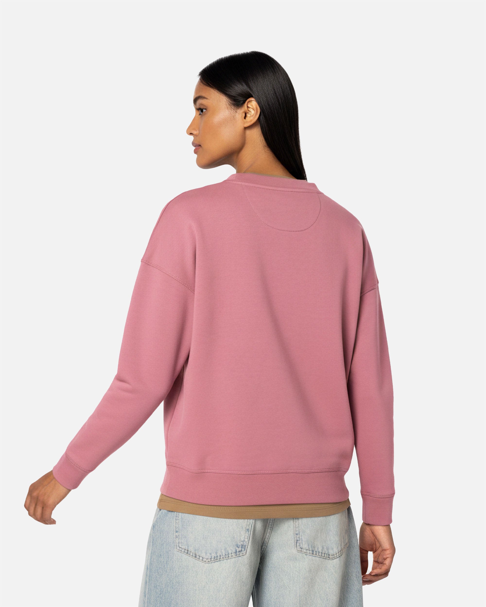 Damen Sweatshirt mit überschnittenen Schultern von VIVID