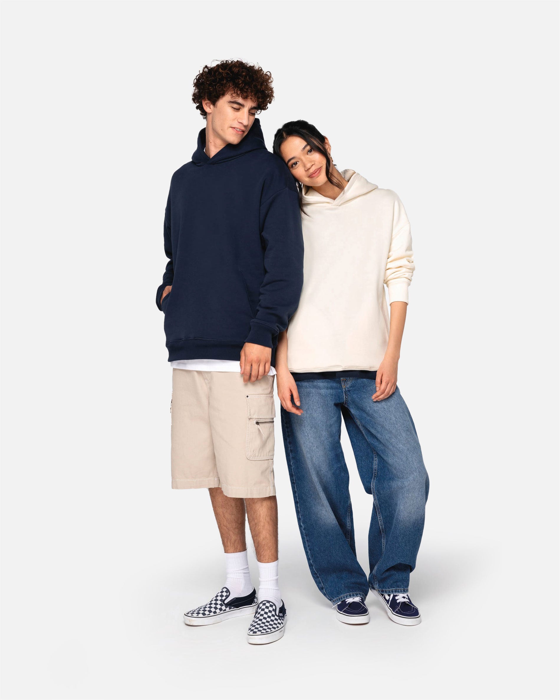 Schweres Übergroßes Unisex Kapuzensweatshirt von VIVID
