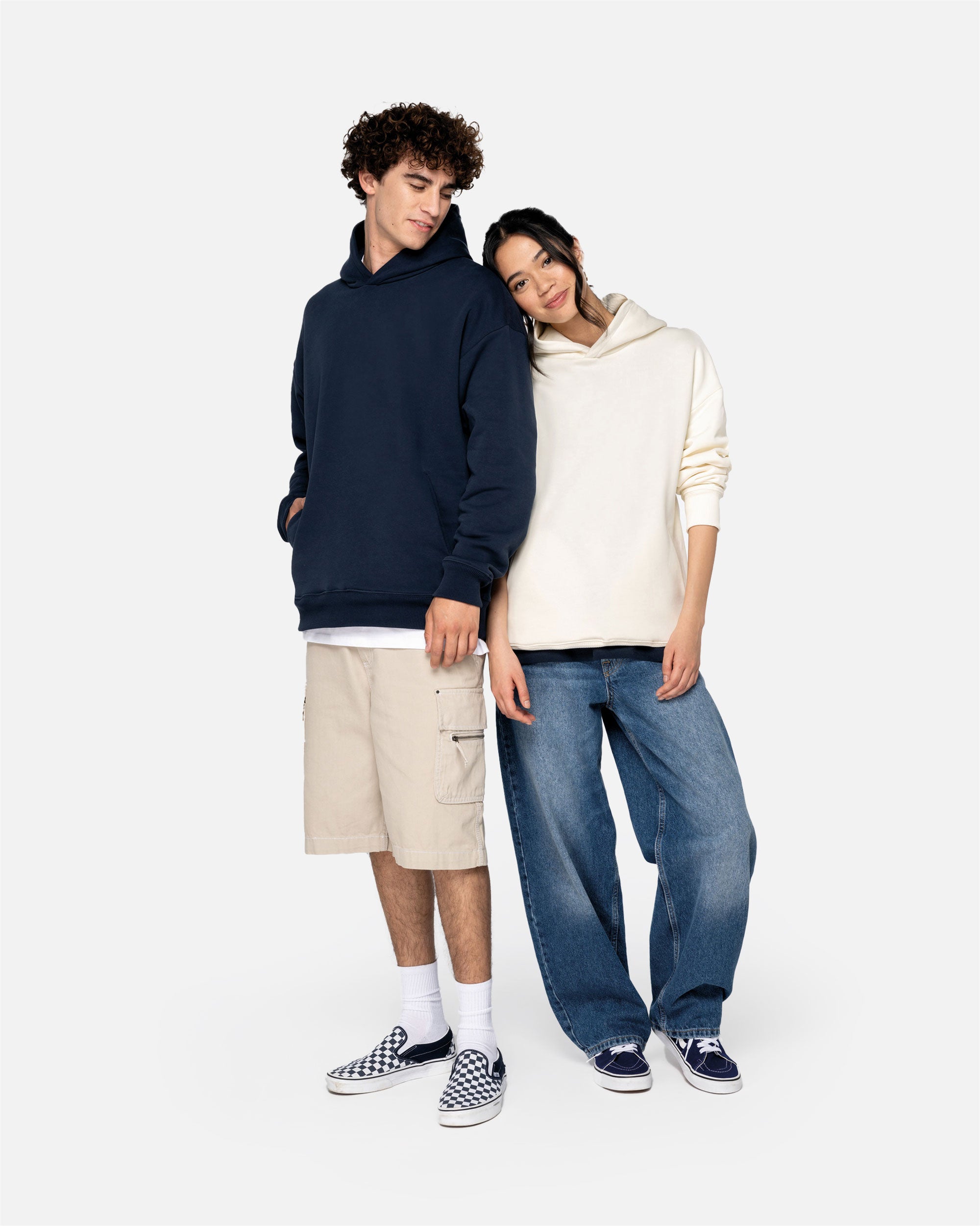 Schweres Übergroßes Unisex Kapuzensweatshirt von VIVID