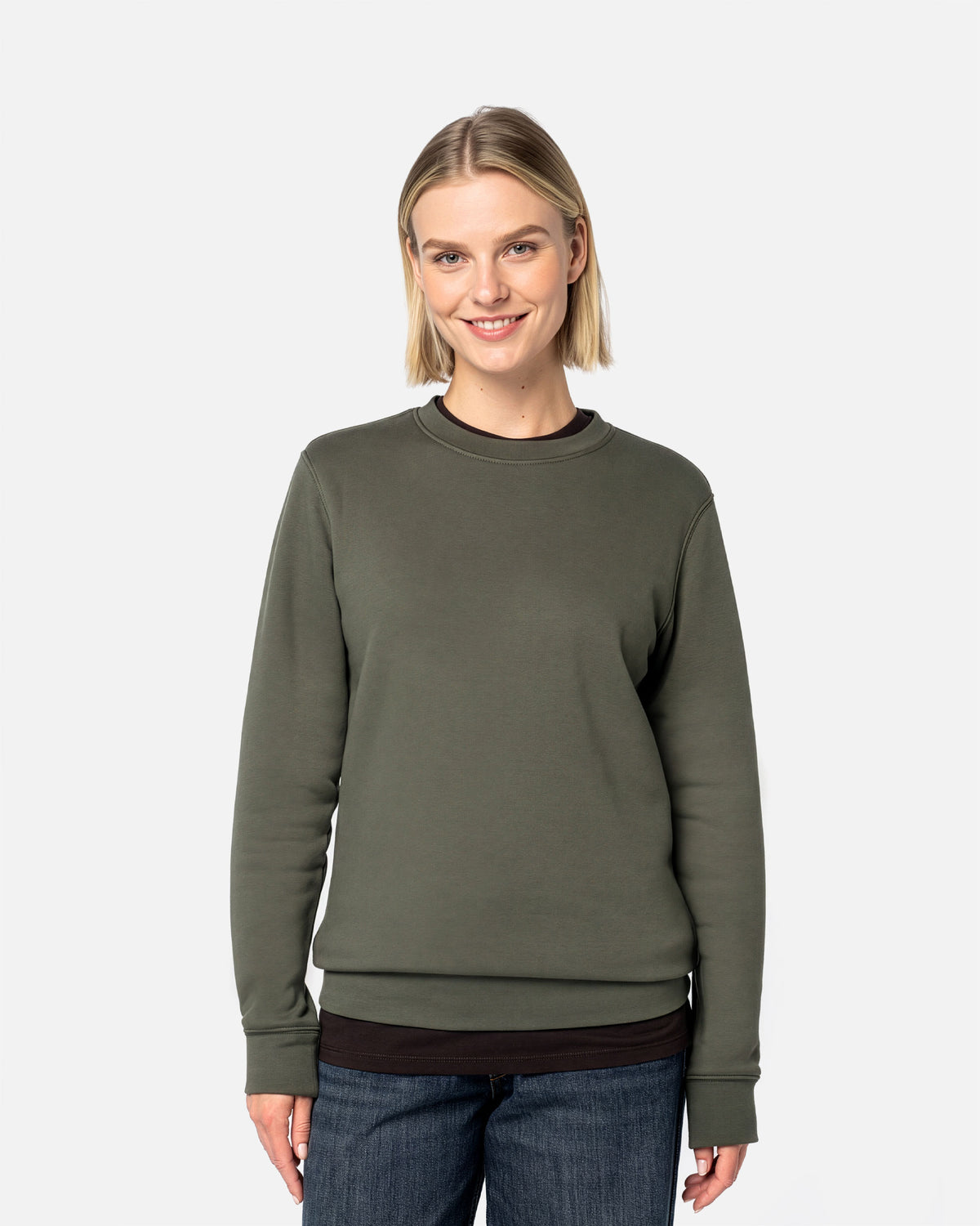 Klassisches Unisex Sweatshirt 2.0 Khaki von VIVID
