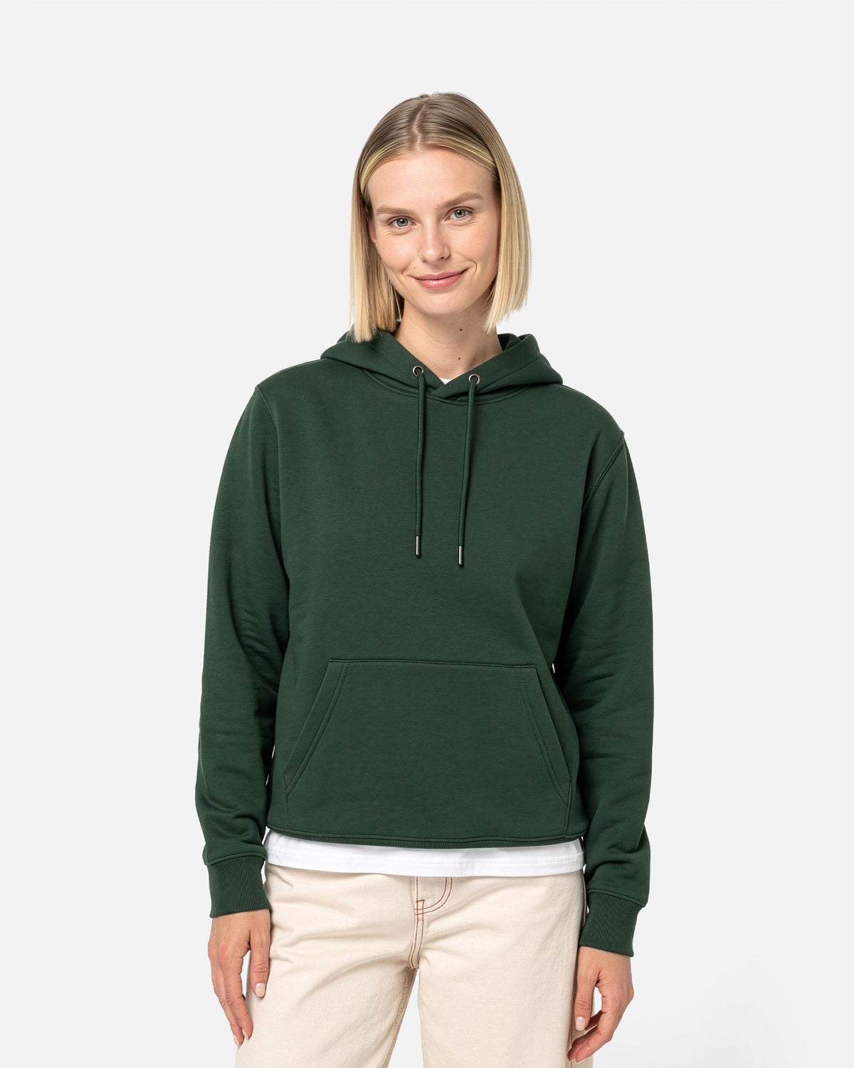 Klassisches Unisex Kapuzensweatshirt Forest Green von VIVID