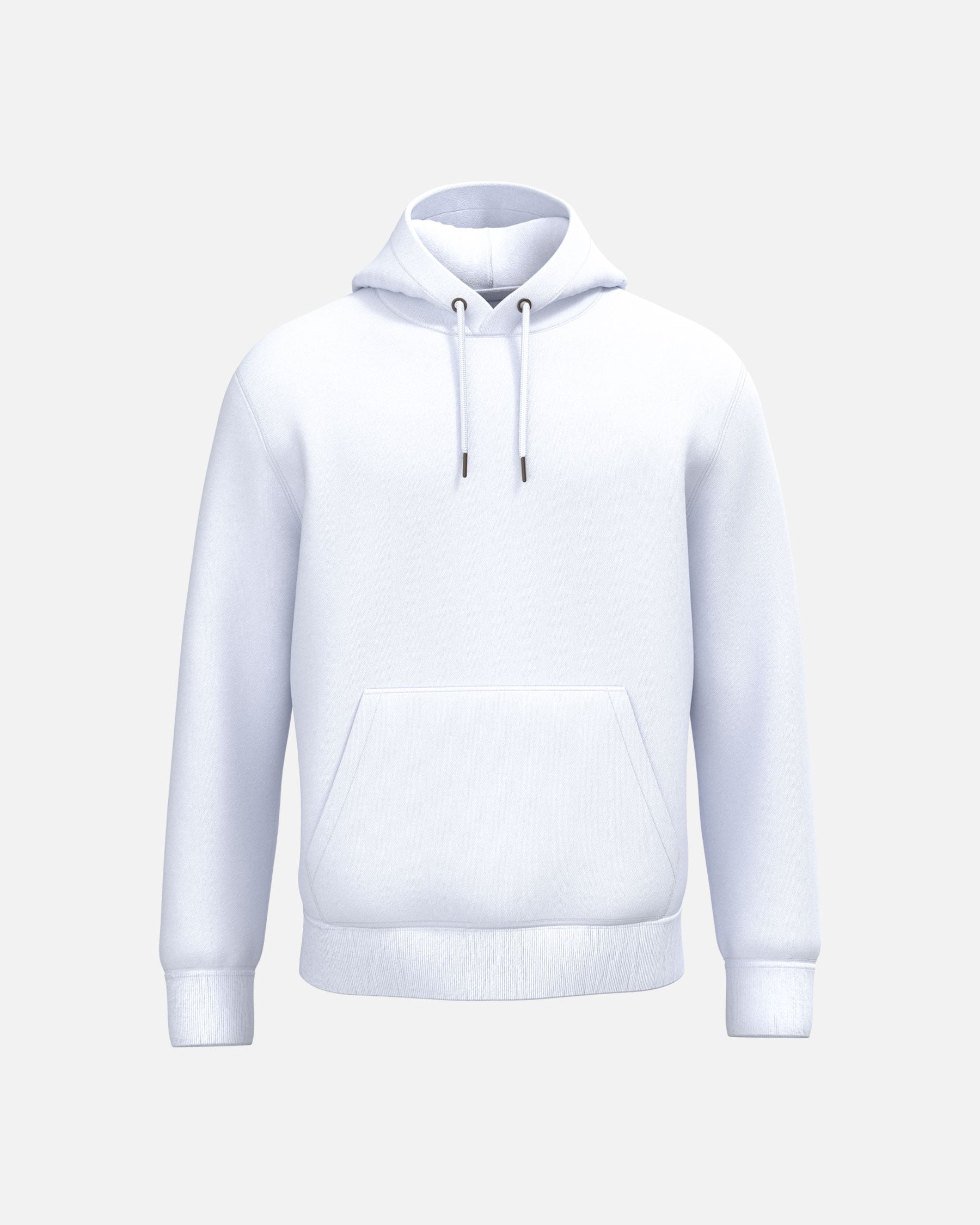 Klassisches Unisex Kapuzensweatshirt White von VIVID