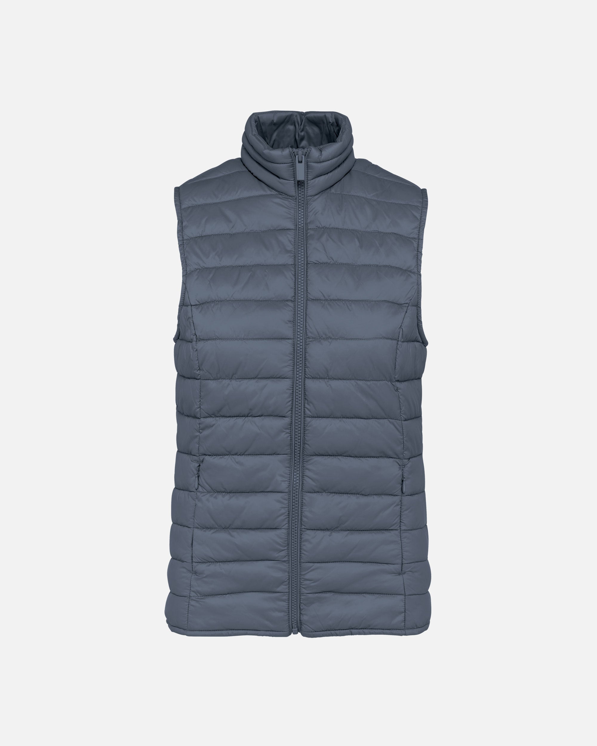Leichte Damen Sorona Steppweste Mineral Grey von VIVID