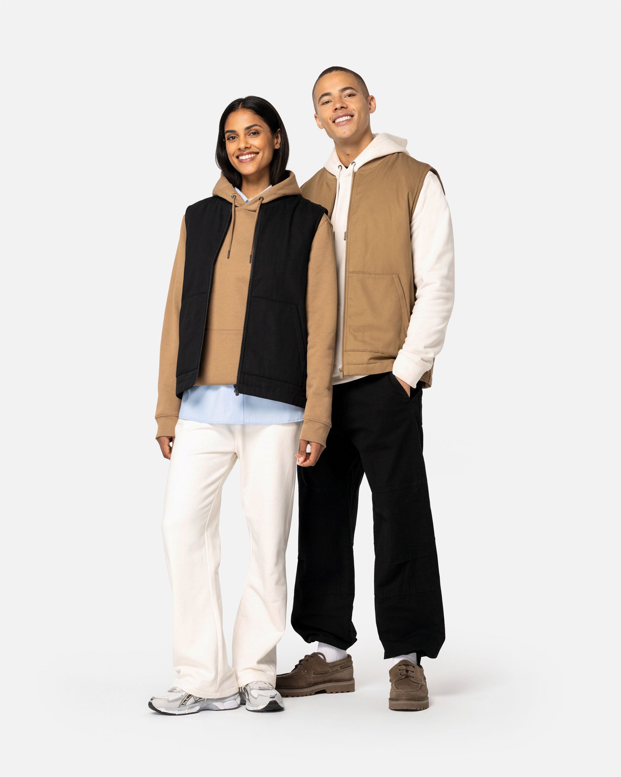 Unisex Twill Steppweste von VIVID