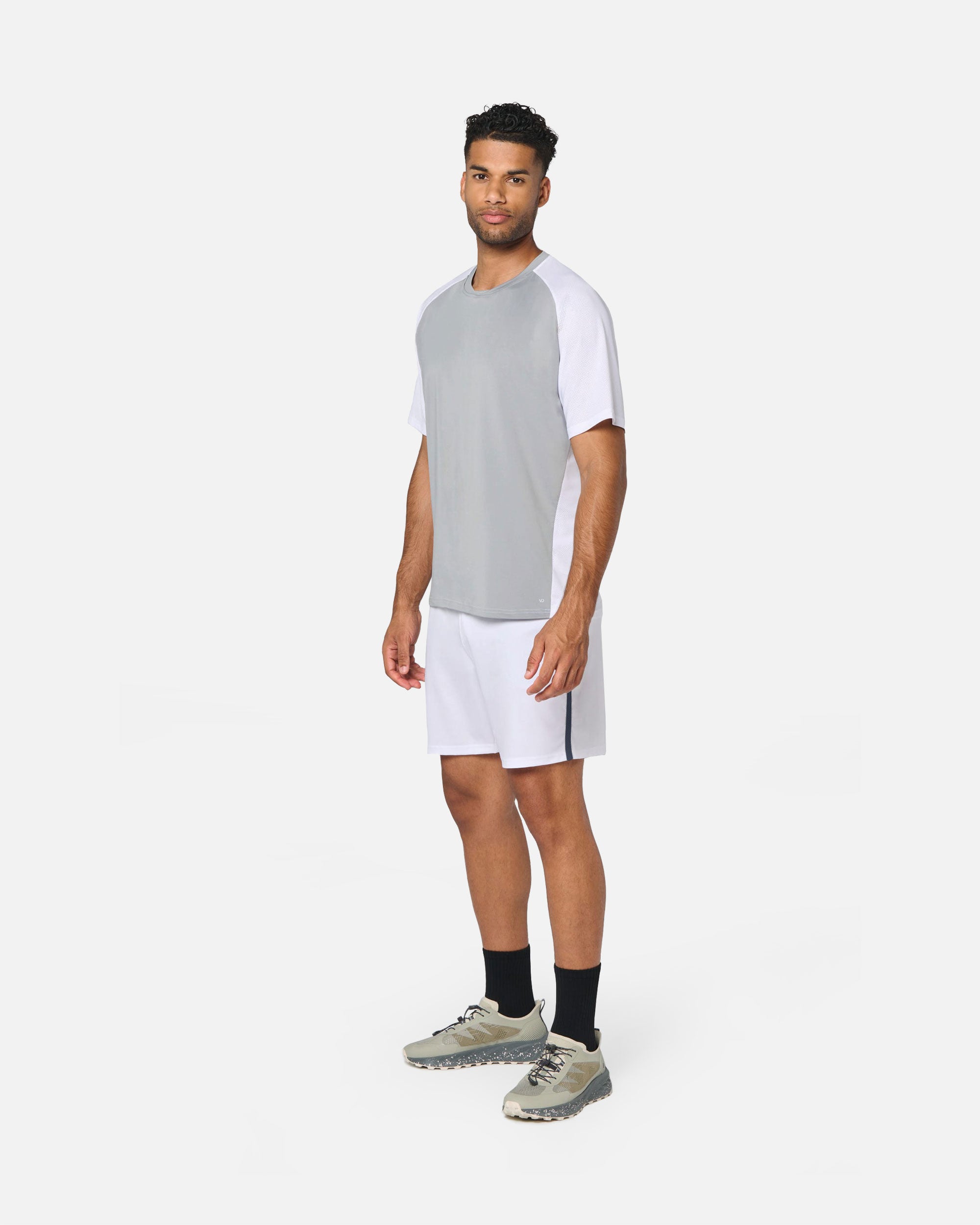 Zweifarbige Herren Sport Shorts