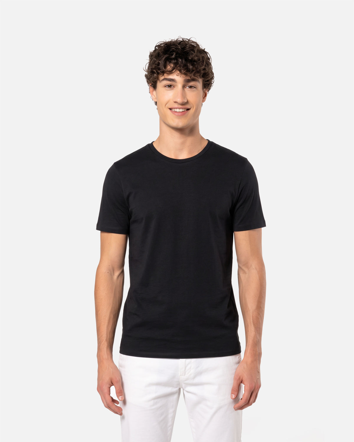 Herren Supima T-Shirt Black von VIVID