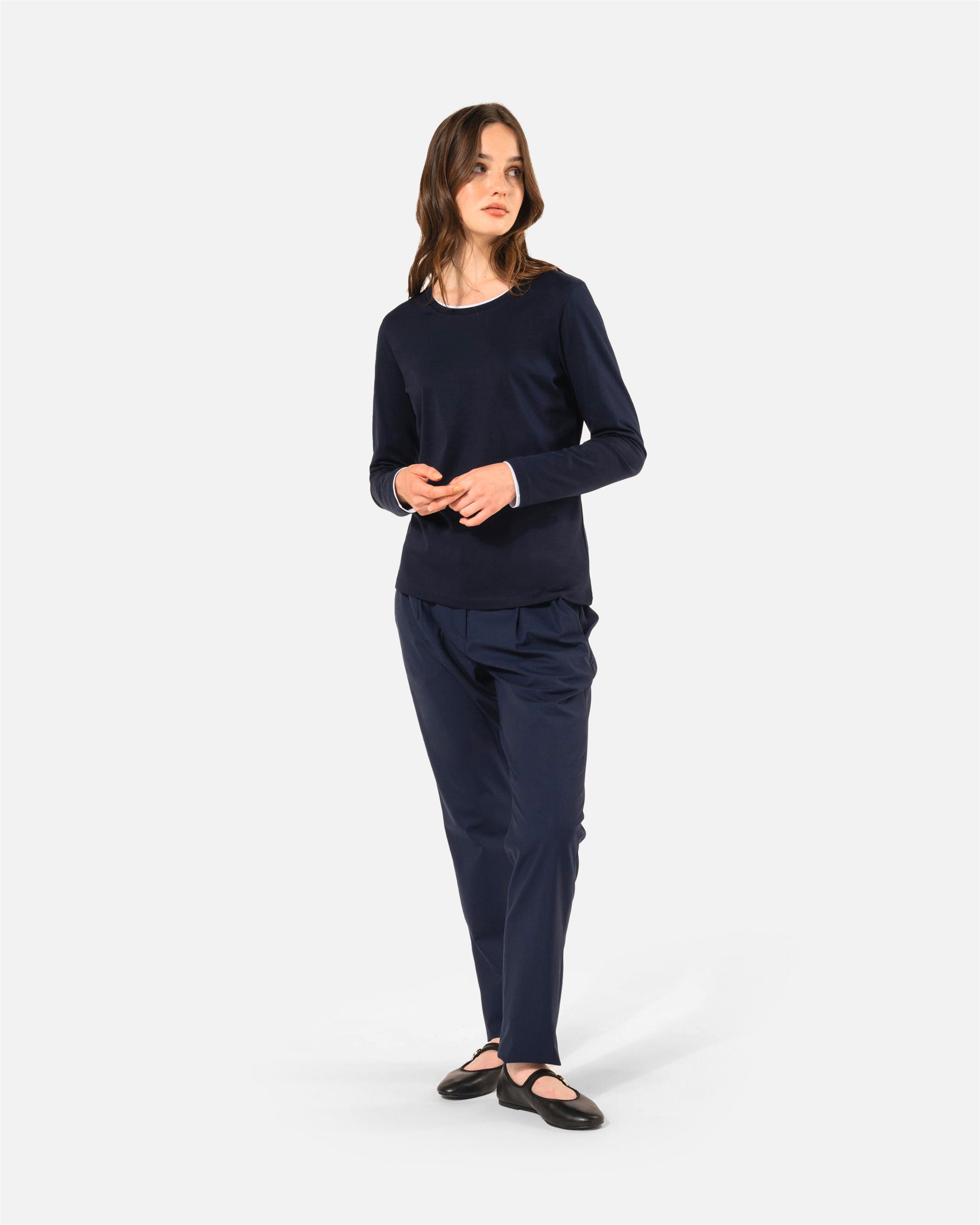 Damen Supima Langarmshirt von VIVID