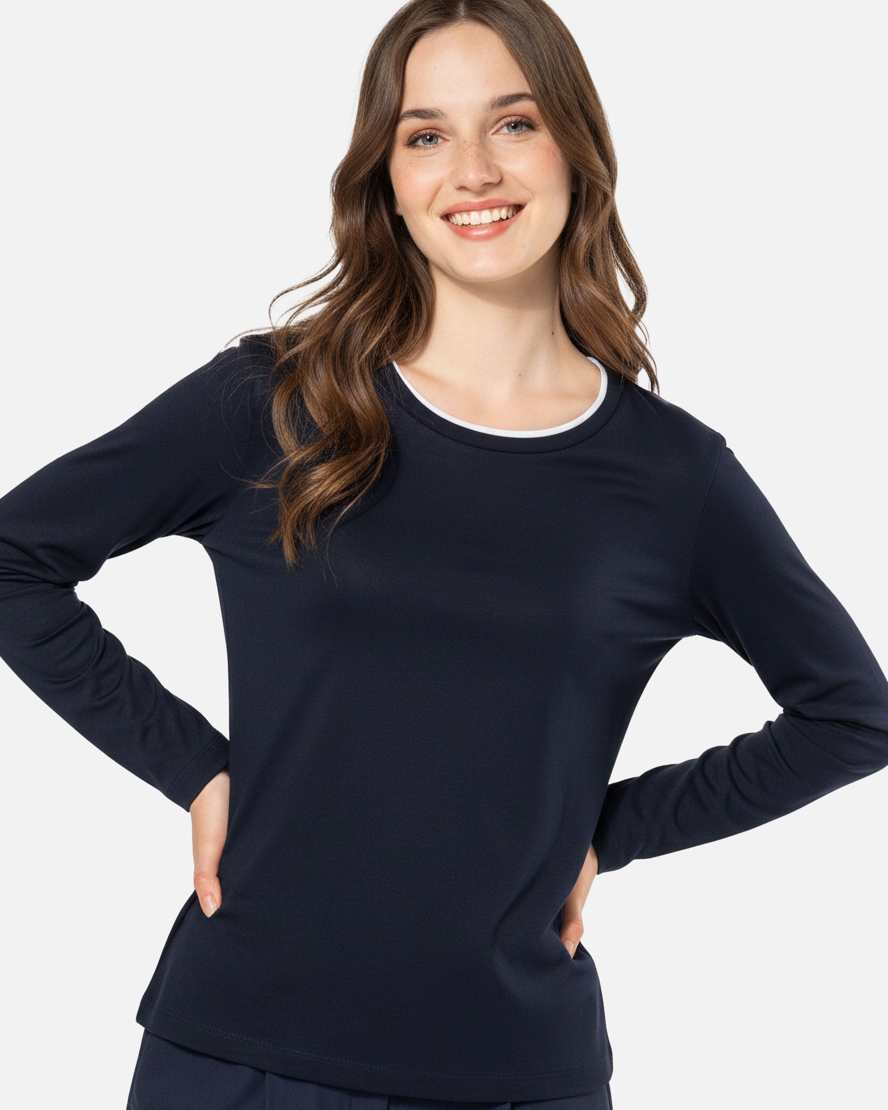 Damen Supima Langarmshirt von VIVID