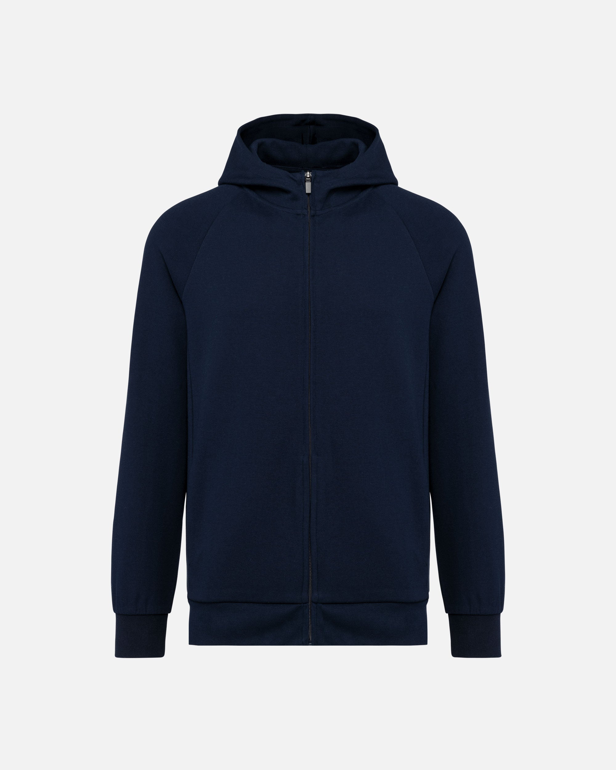 Herren Sweatshirt Jacke mit Kapuze Navy Blue von VIVID