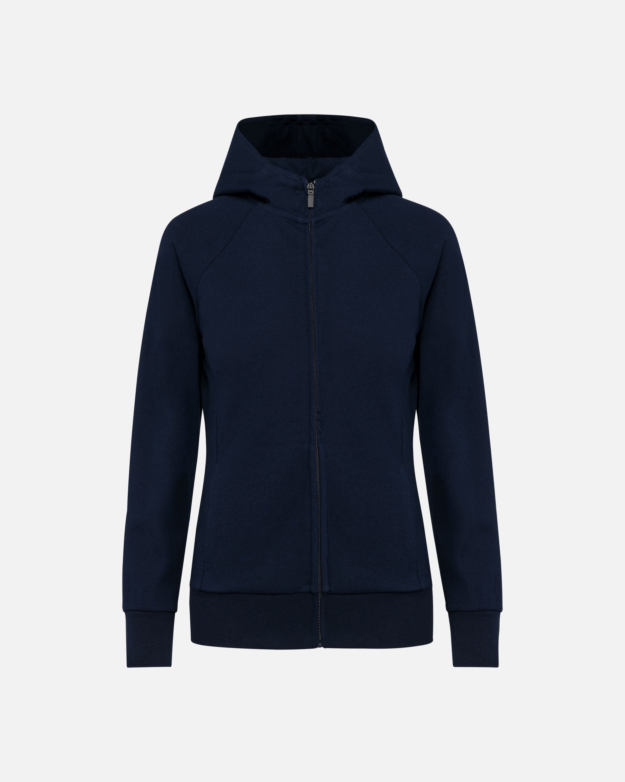 Damen Sweatshirt Jacke mit Kapuze Navy Blue von VIVID