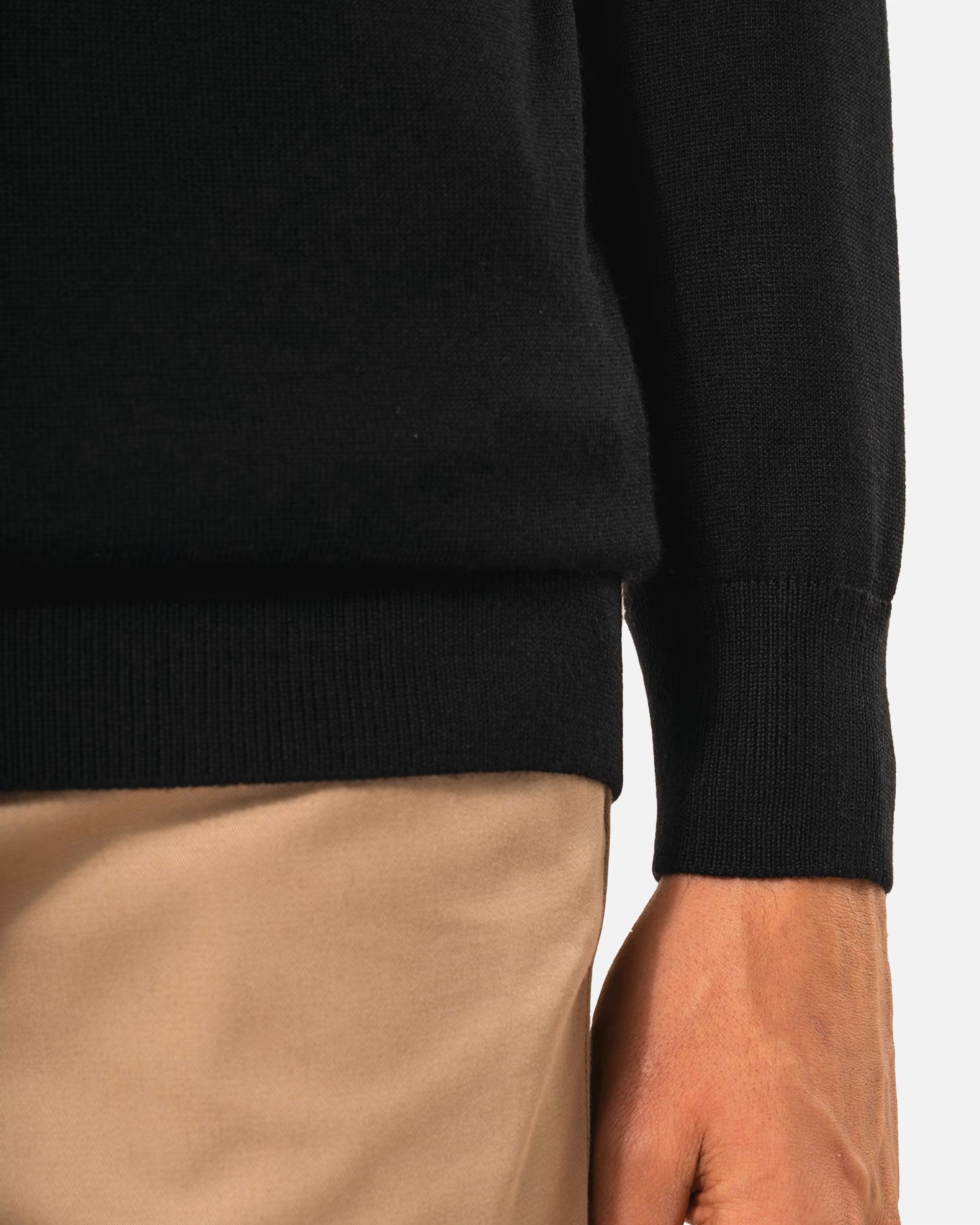 Herren Merino Pullover mit V-Ausschnitt