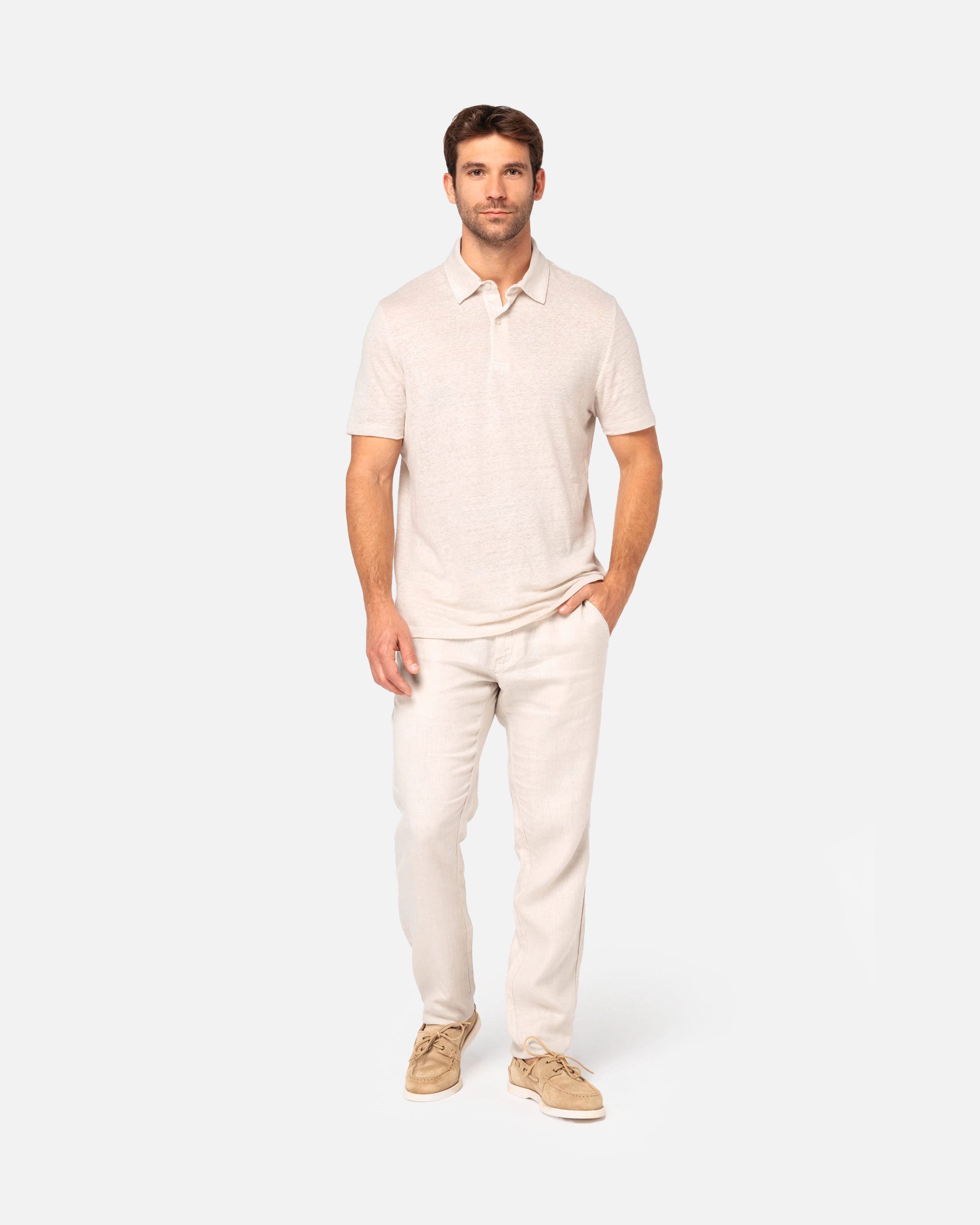 Herren Polo Leinenshirt von VIVID
