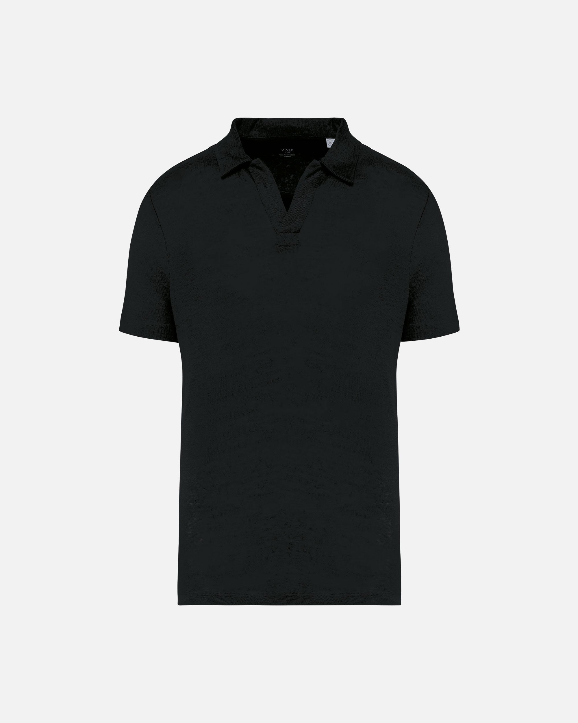 Herren Polo Leinenhemd