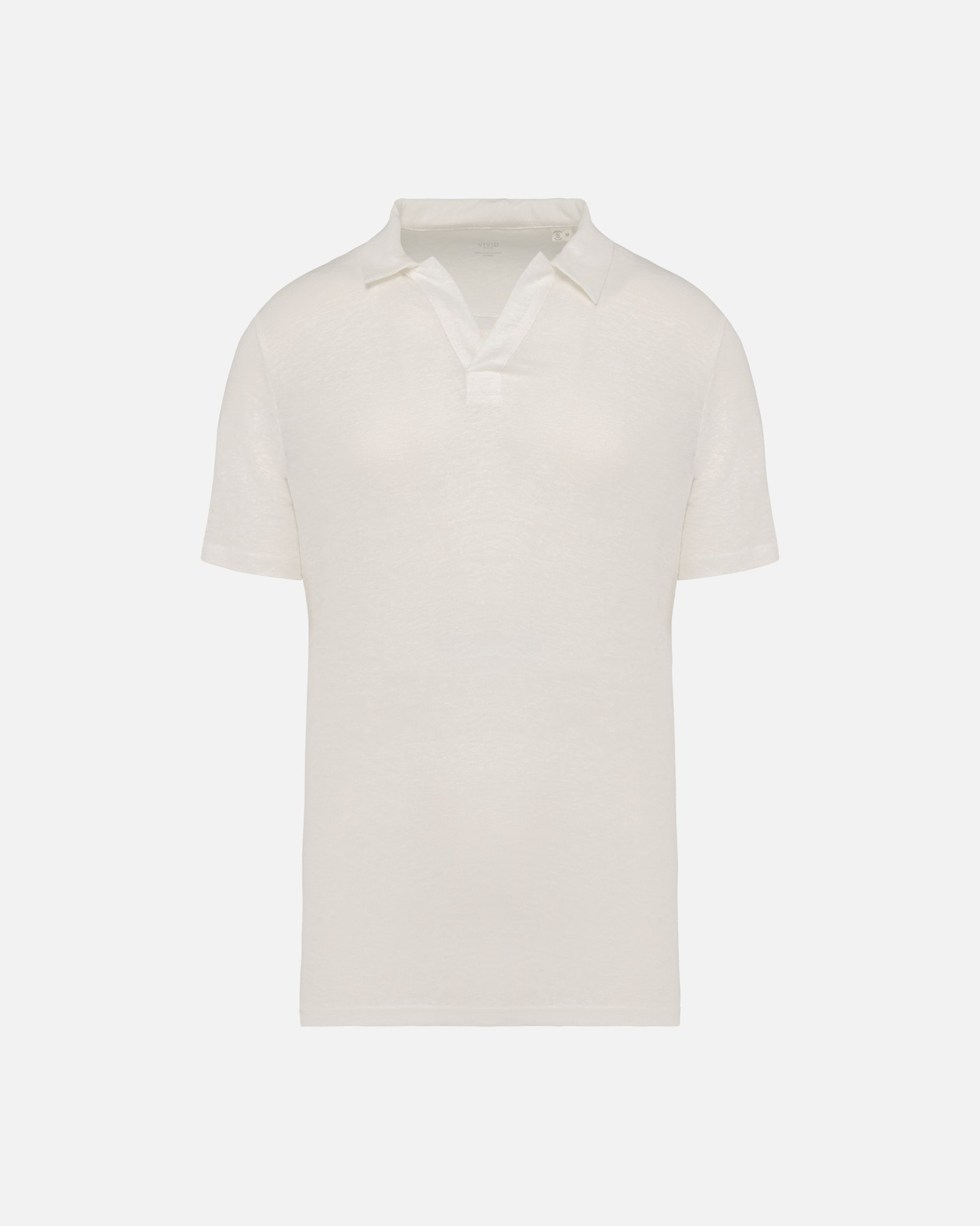 Herren Polo Leinenhemd