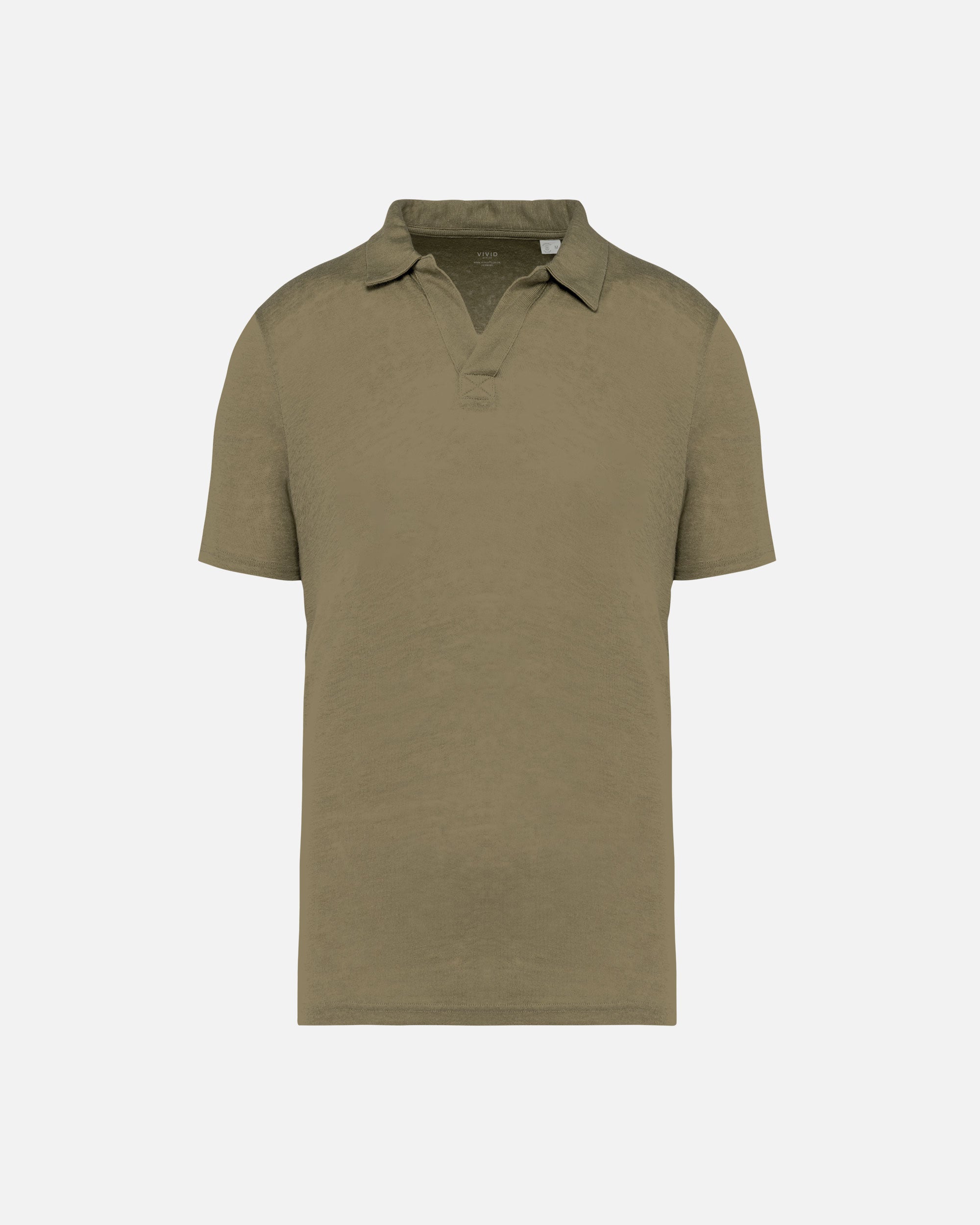 Herren Polo Leinenhemd