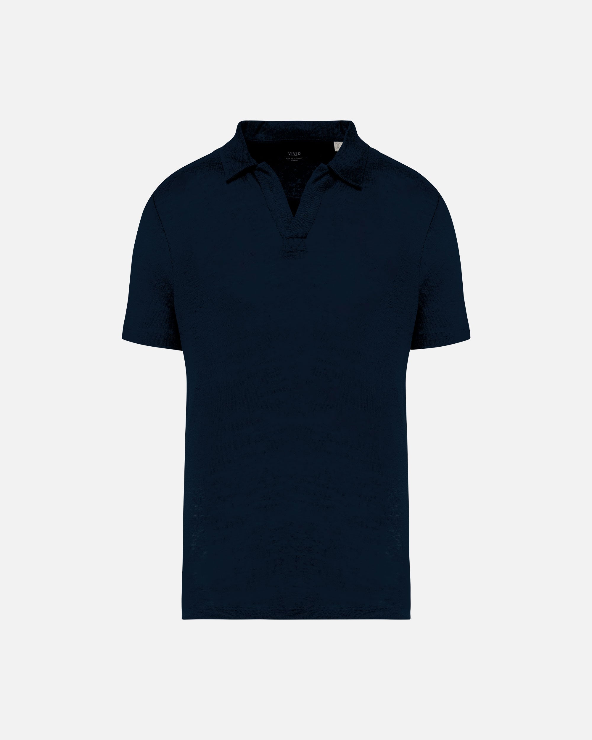 Herren Polo Leinenhemd