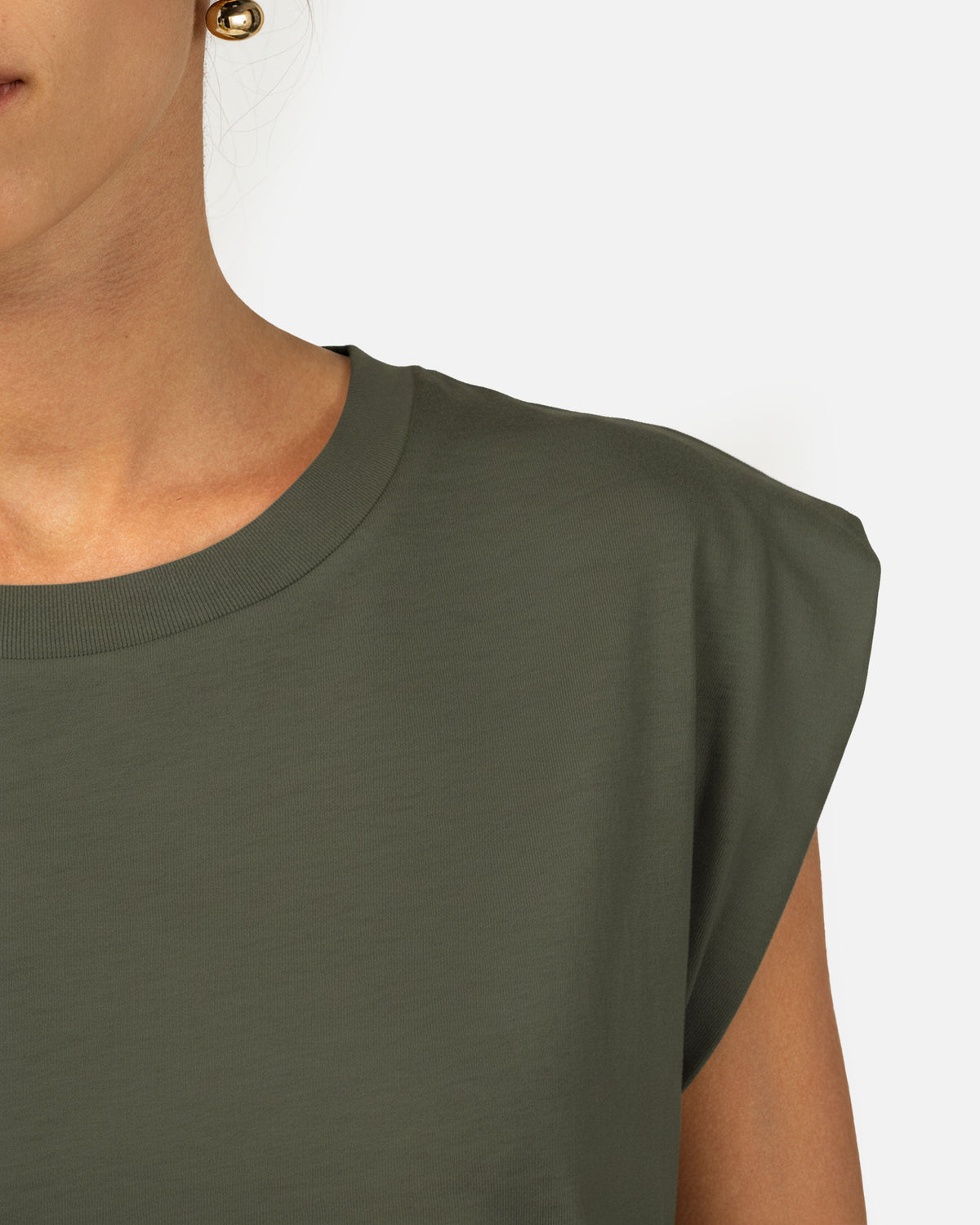 Übergroßes Damen Top mit Schulterpolstern von VIVID