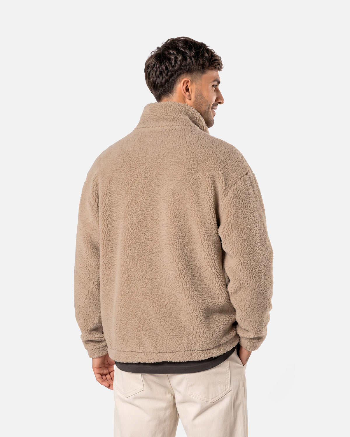 Unisex Sherpa 1/4 Zip Sweatshirt von VIVID