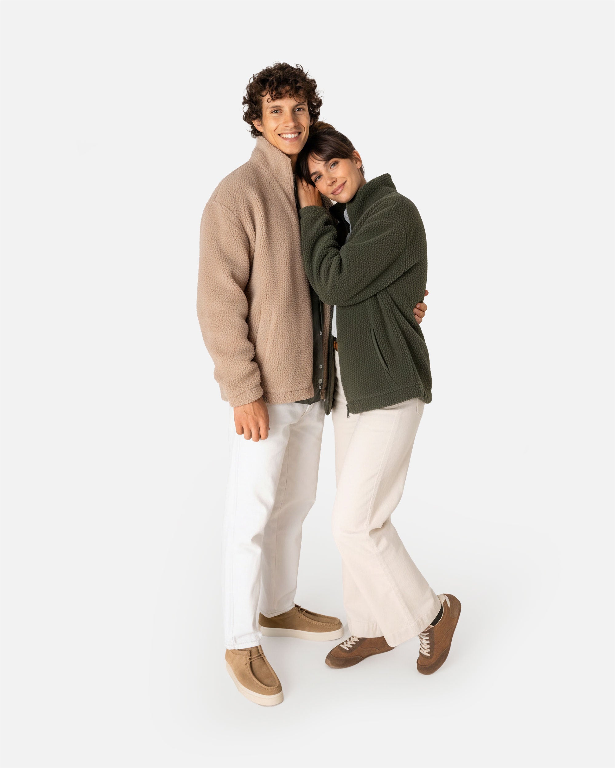 Unisex Sherpa Zip Sweatshirt von VIVID