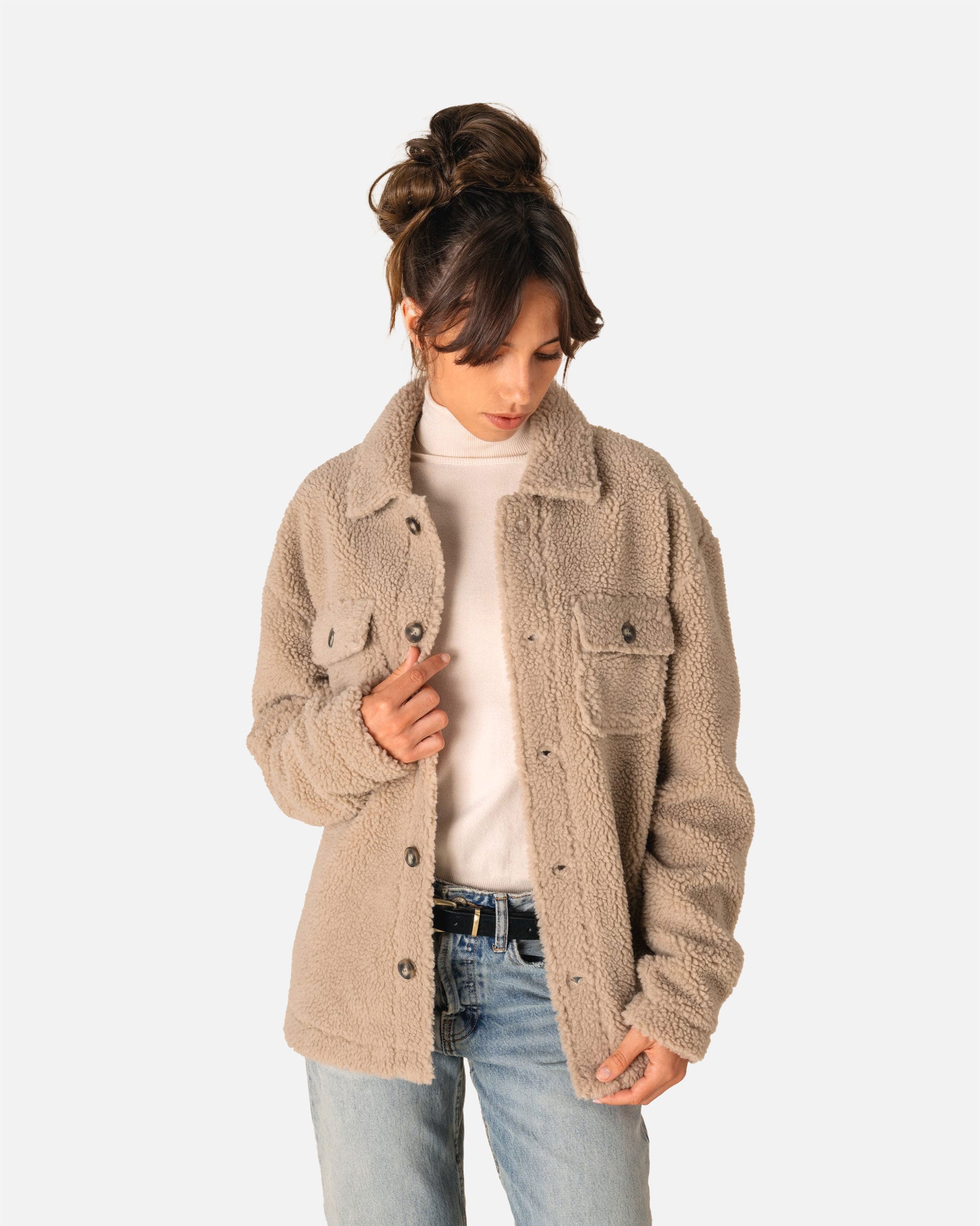 Unisex Sherpa Jacke