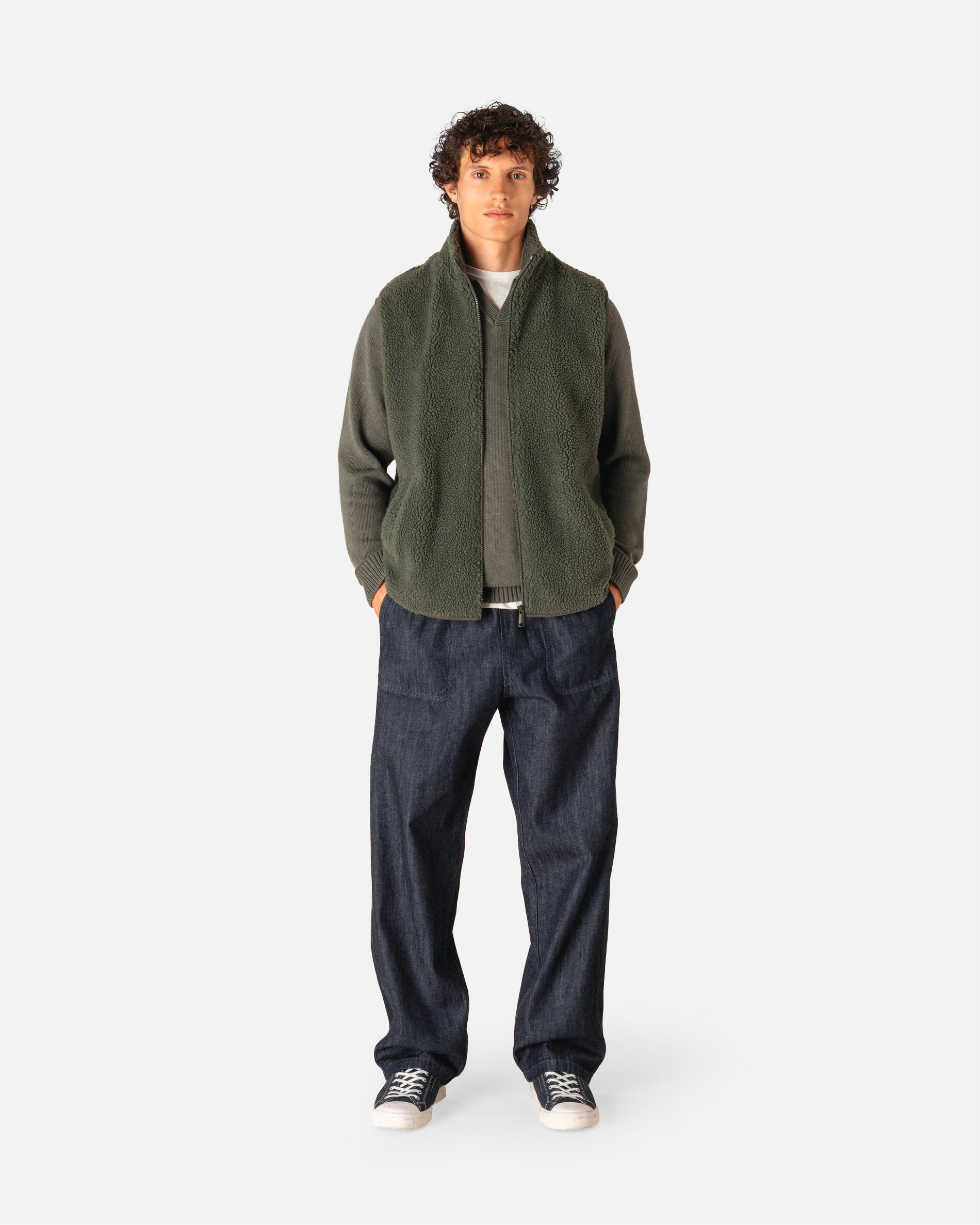 Herren Sherpa Weste