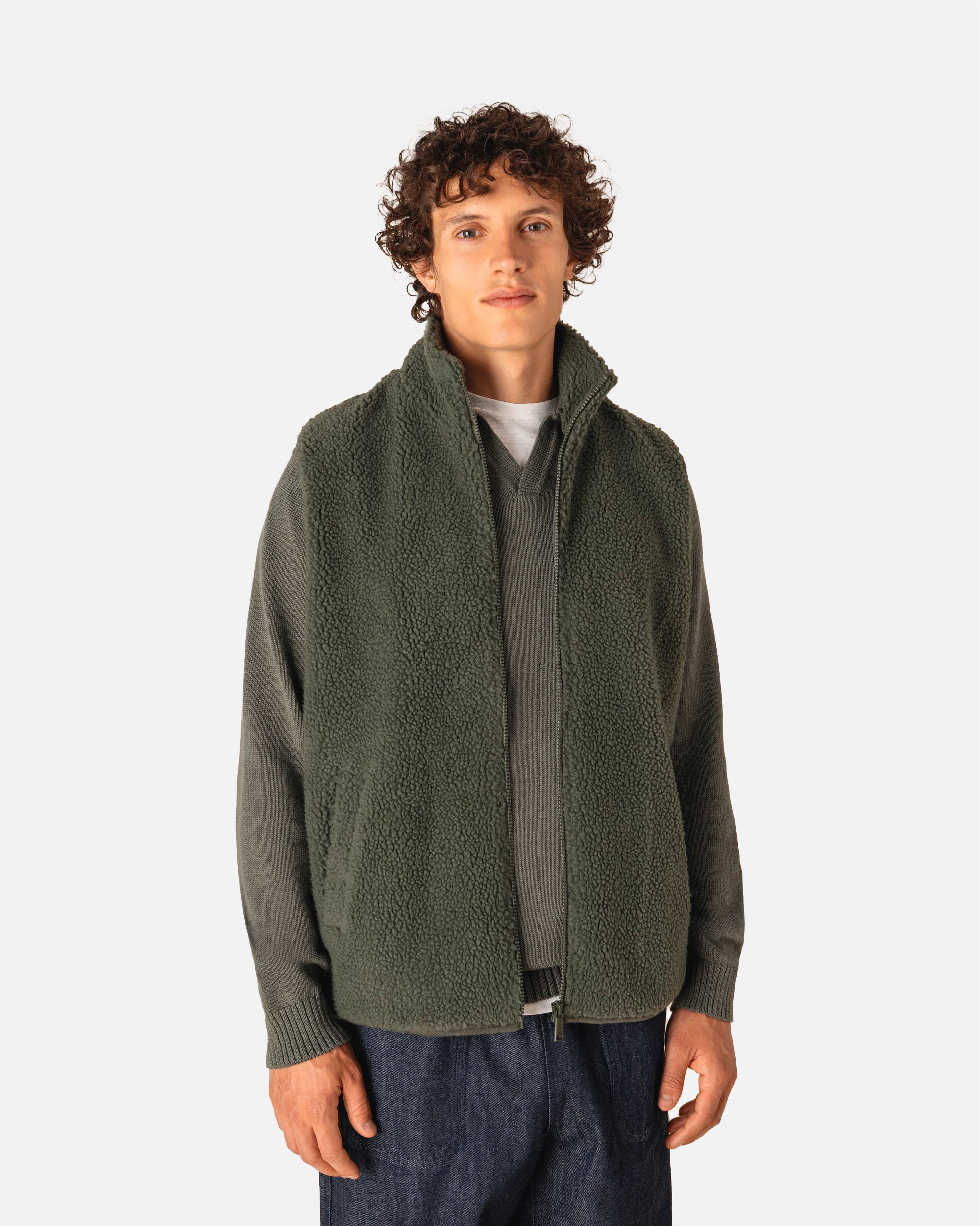 Herren Sherpa Weste